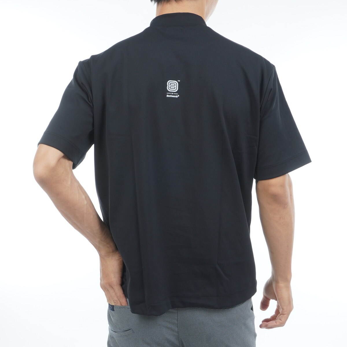 ADDICTED TO GOLF 半袖モックネックシャツ(半袖シャツ・ポロシャツ)|B