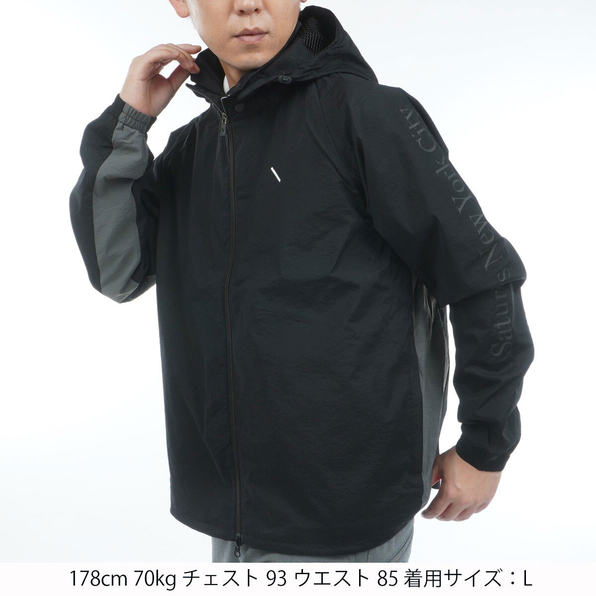 ストレッチ タフタブルゾン(アウター(ブルゾン、ウインド、ジャケット