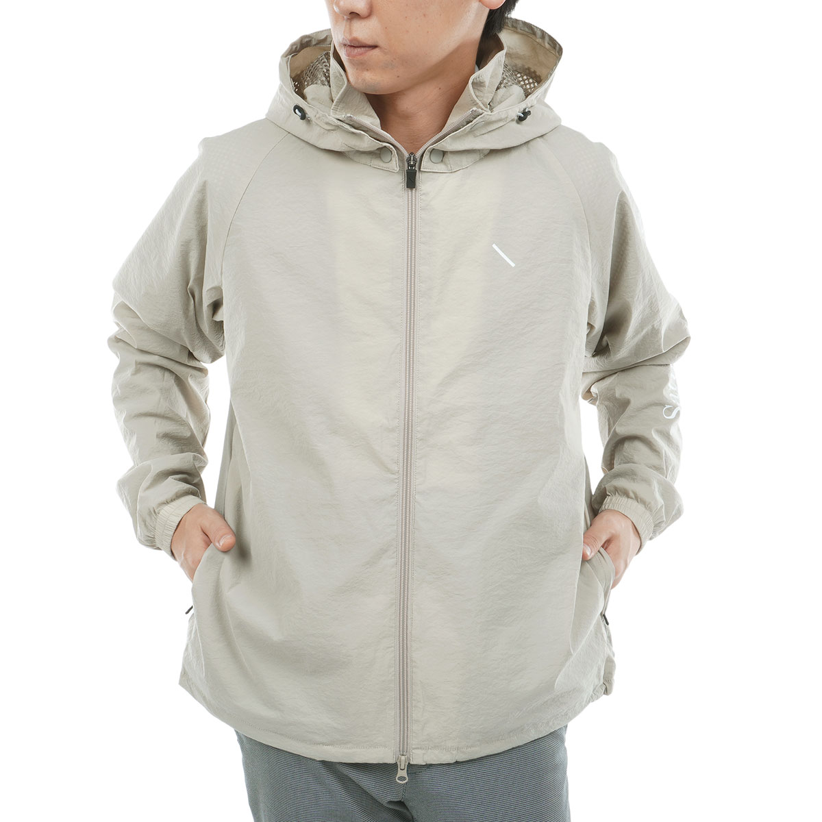 ストレッチ タフタブルゾン(アウター(ブルゾン、ウインド、ジャケット