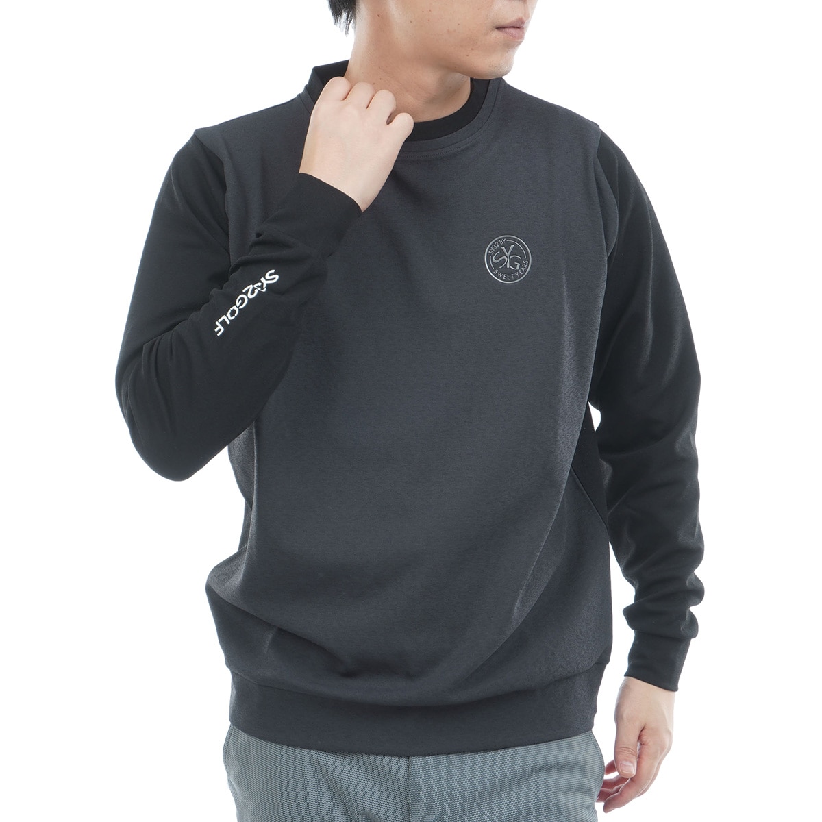 ストレッチ クーリングドライ モックネック長袖シャツ(長袖シャツ