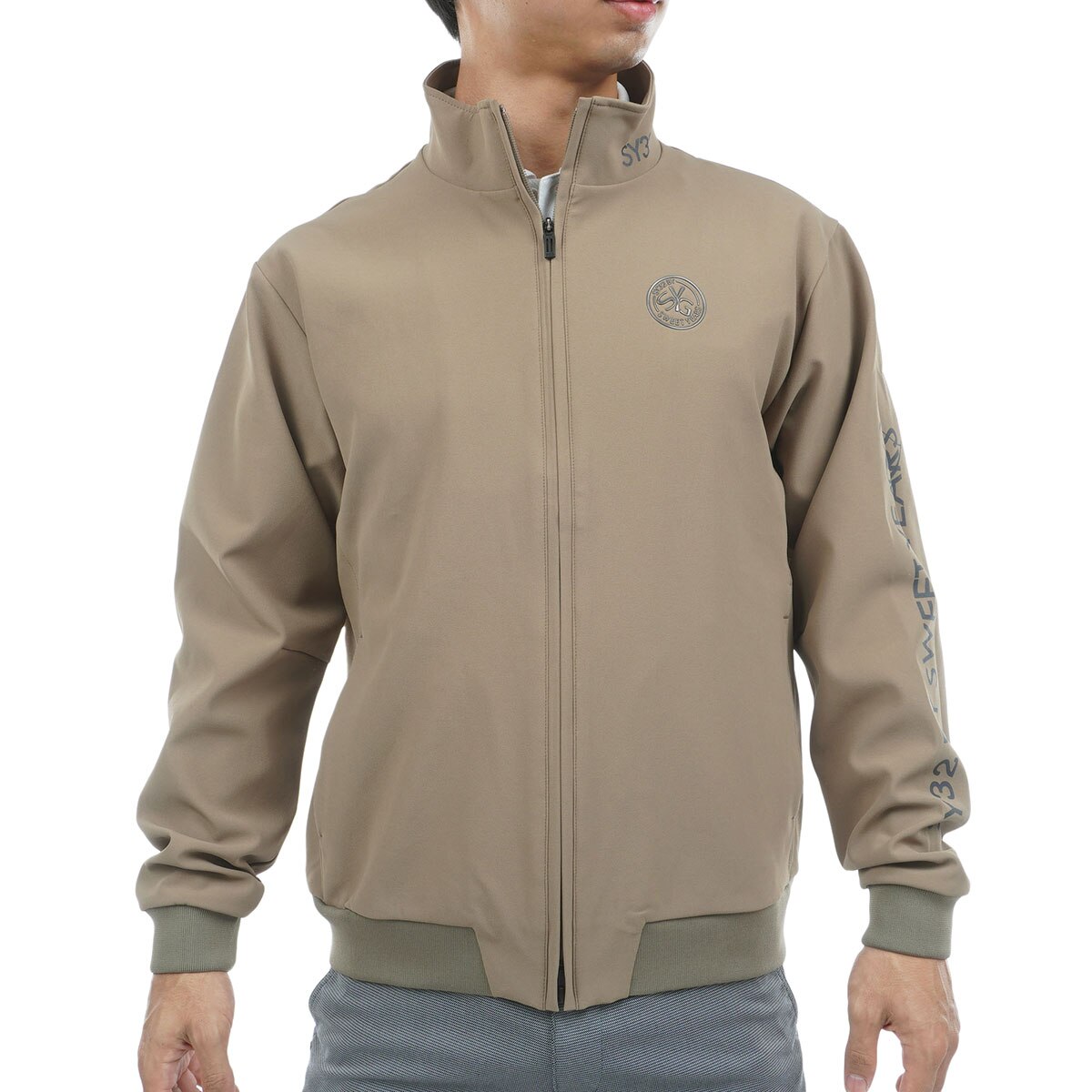 SY32 ダブルフェイス カードボード スウェット メンズ ホワイト SY32 by SWEET YEARS パンツ ロング 長ズボン ニット メンズ