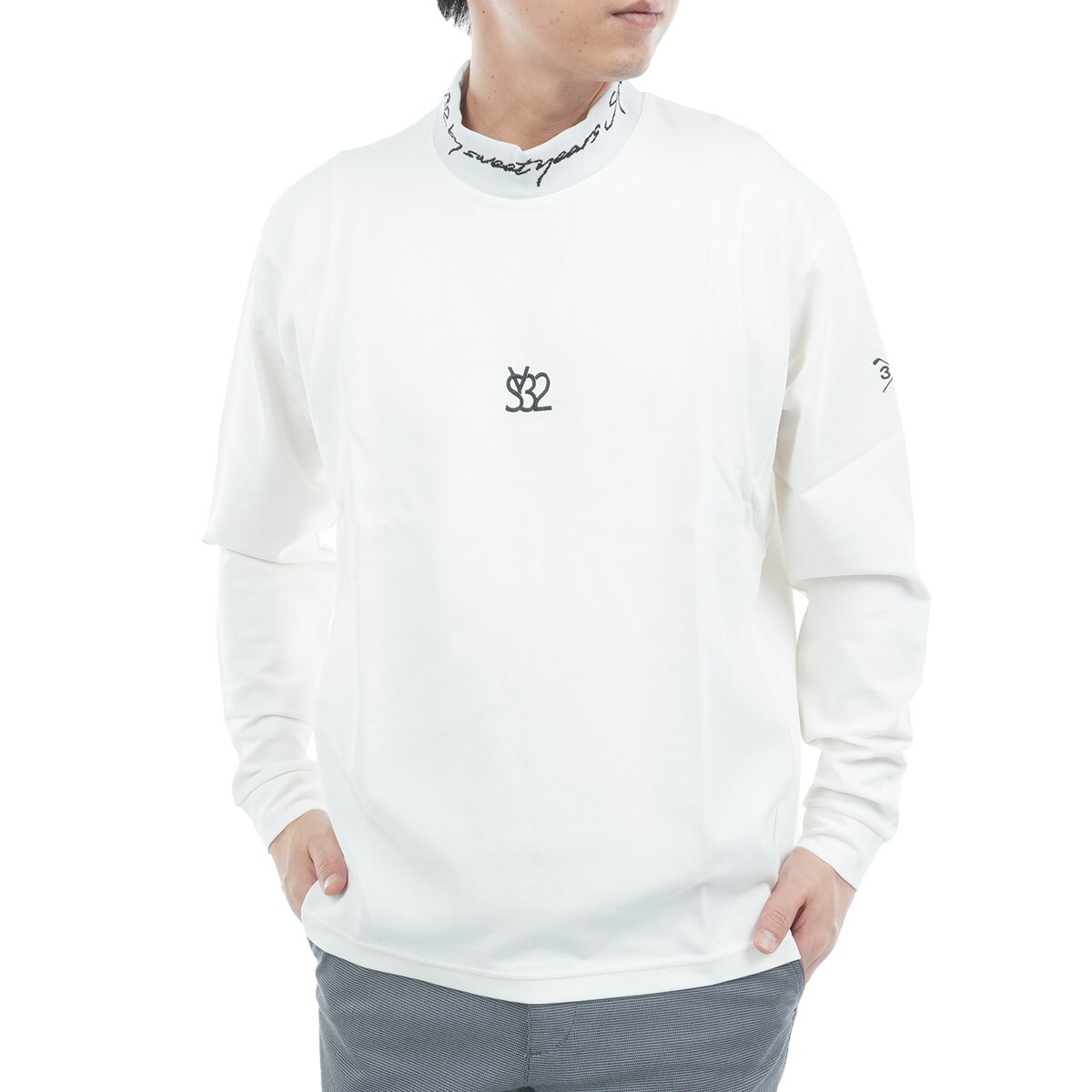 モダール ストレッチ ミラノ モックネック長袖シャツ(長袖シャツ