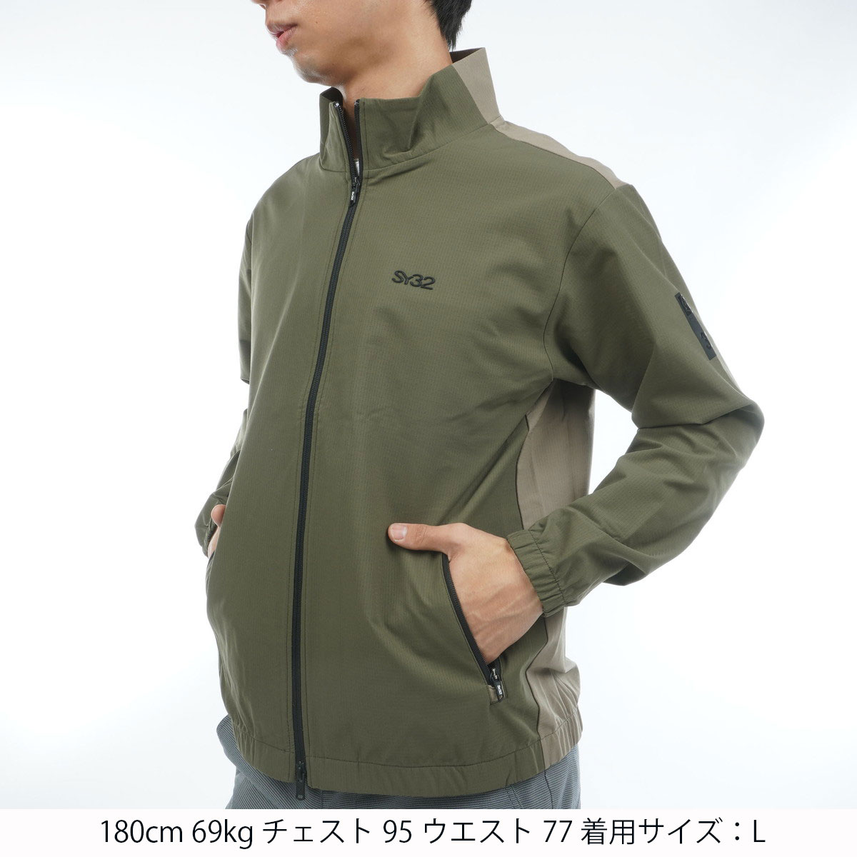 SY32 ダブルウーブン ドットエア ジャケット ストレッチ ダブルウーブン ドットエア ジャケット(アウター(ブルゾン