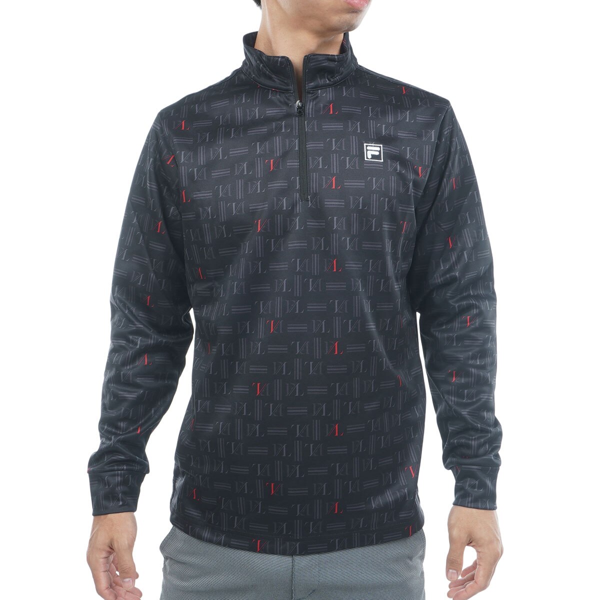 ハーフジップ裏起毛長袖シャツ(長袖シャツ・ポロシャツ)|FILA(フィラ