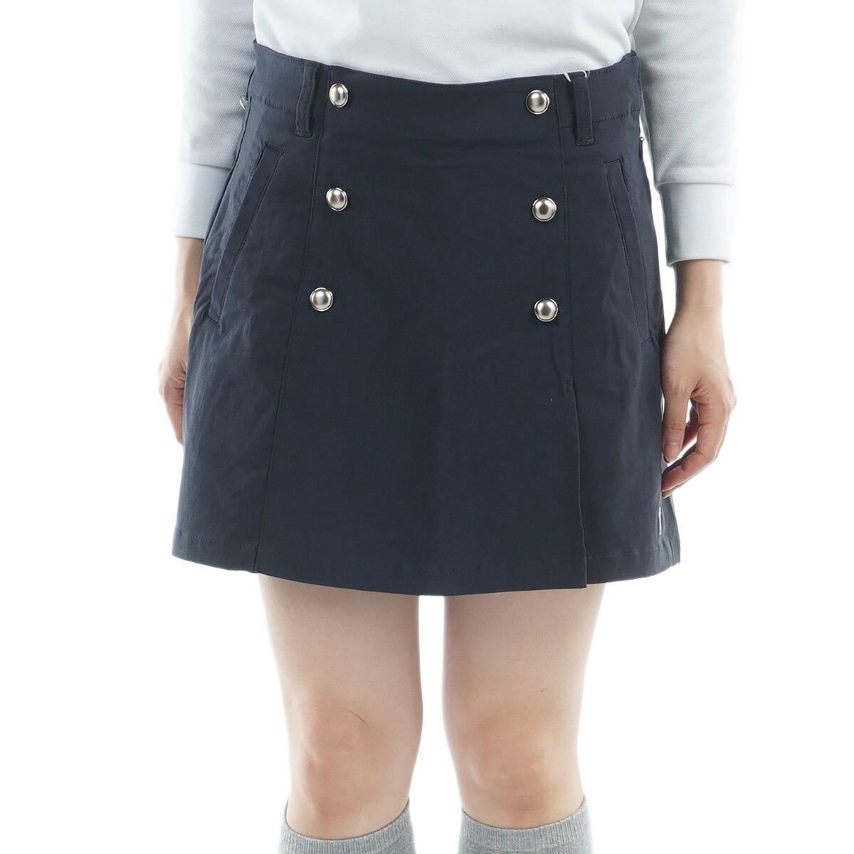 ストレッチツイル ラップキュロットスカート レディス(スカート)|FILA