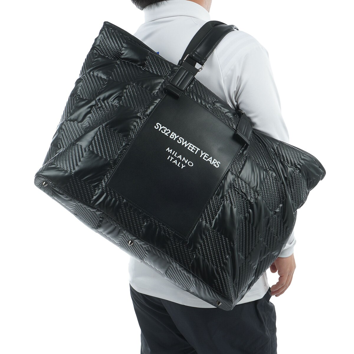 ブロックエンボス ロッカーバッグ(ボストンバッグ)|SY32 by SWEET