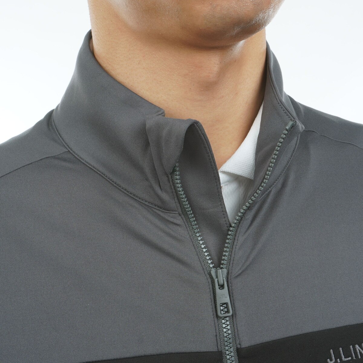 ストレッチ 裏起毛 バックブリッジミッドレイヤーブルゾン(アウター