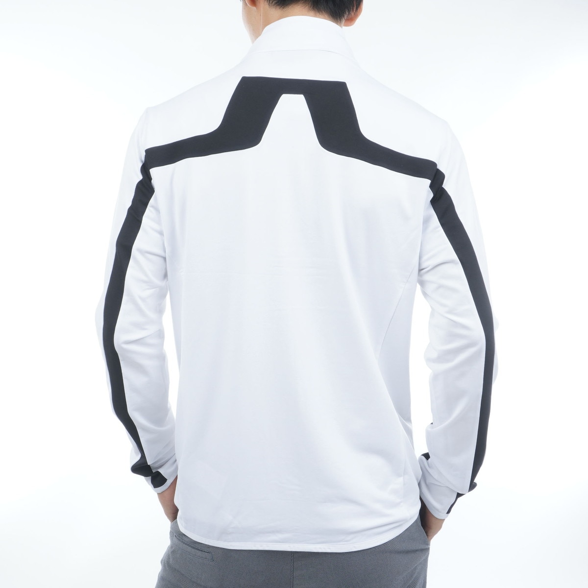 ストレッチ 裏起毛 バックブリッジミッドレイヤーブルゾン(アウター