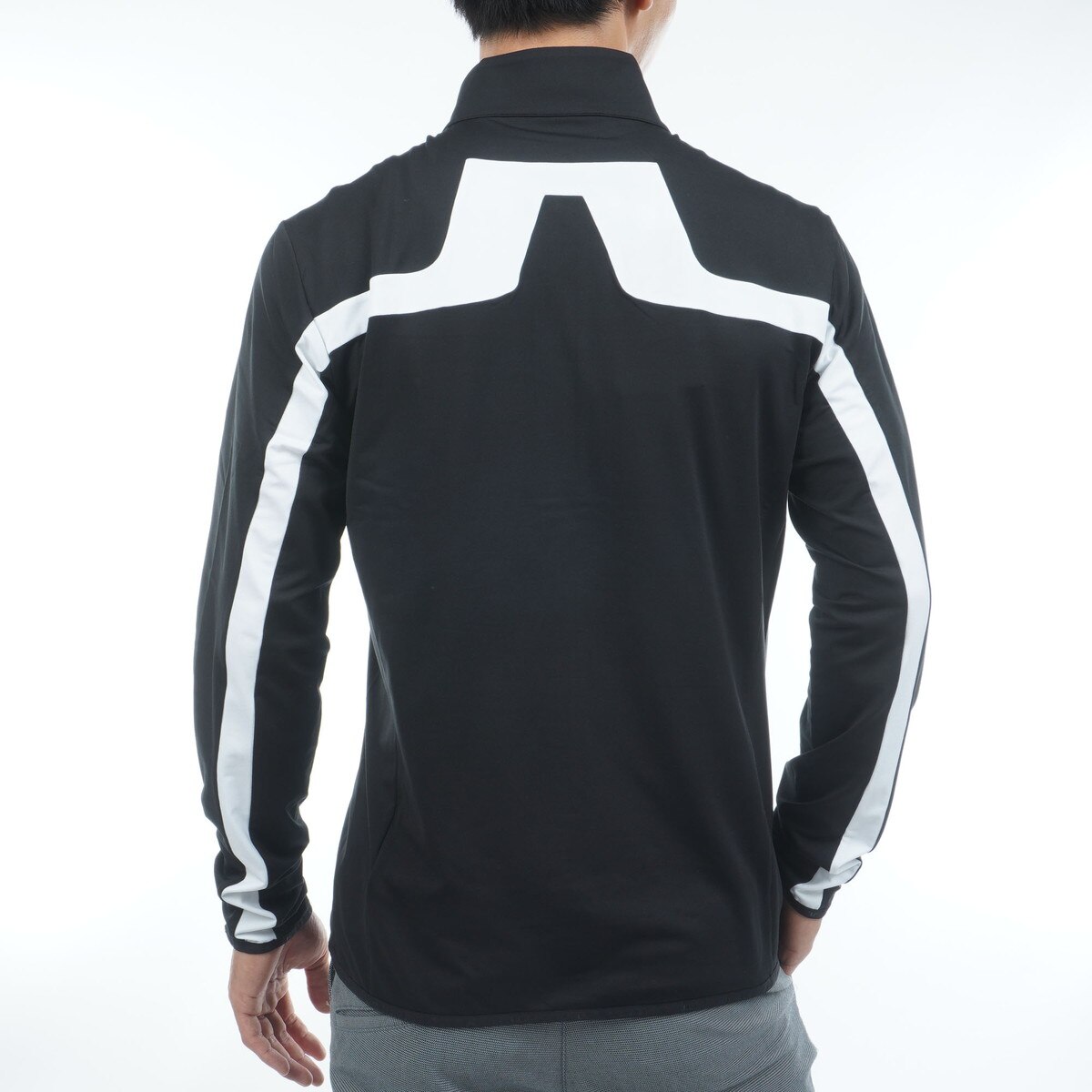 ストレッチ 裏起毛 バックブリッジミッドレイヤーブルゾン(アウター