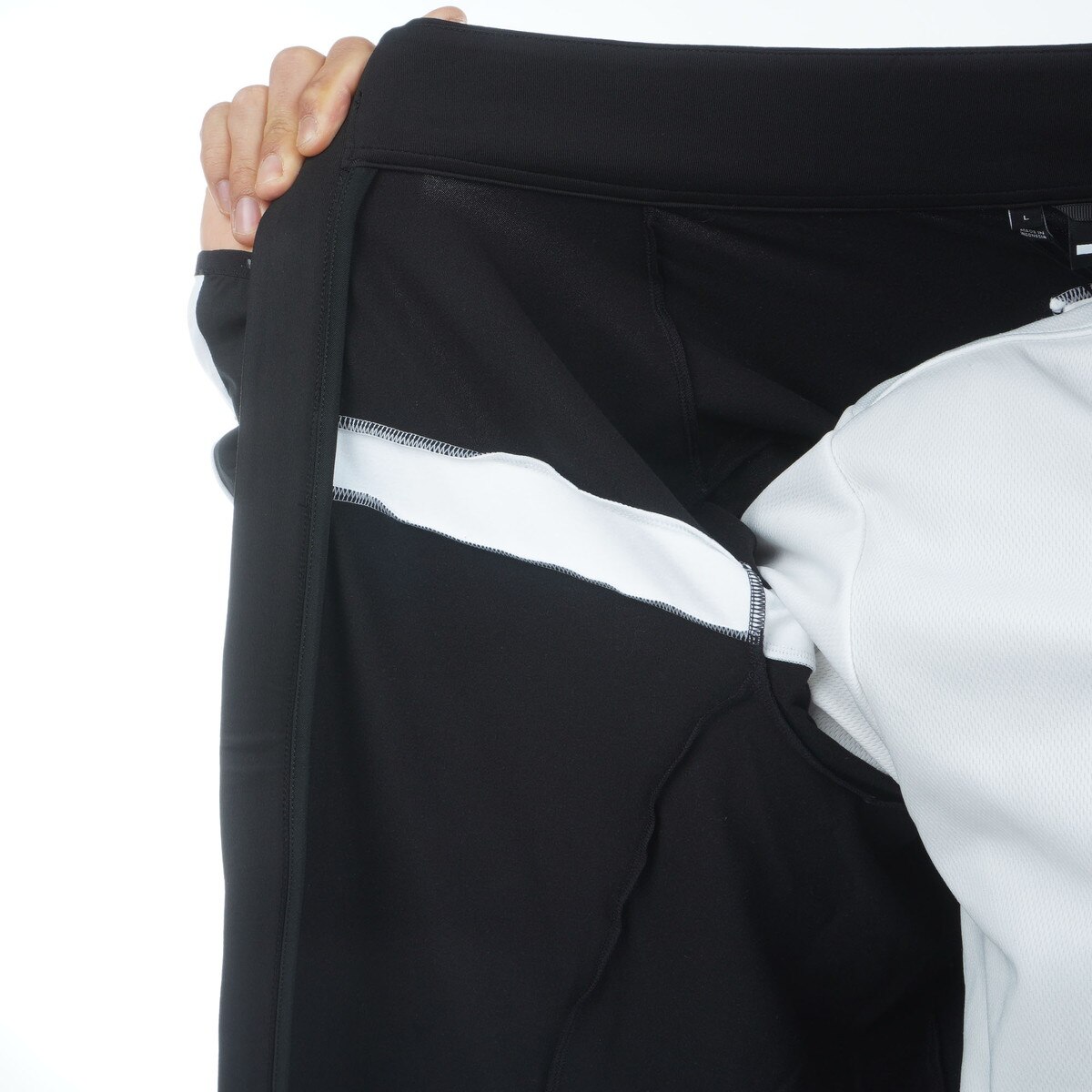 ストレッチ 裏起毛 バックブリッジミッドレイヤーブルゾン(アウター