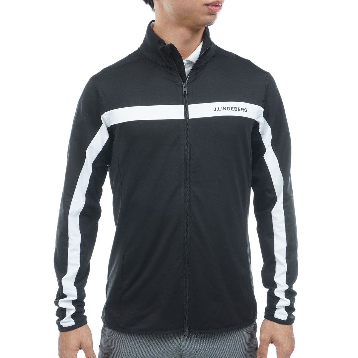 ストレッチ 裏起毛 バックブリッジミッドレイヤーブルゾン(アウター