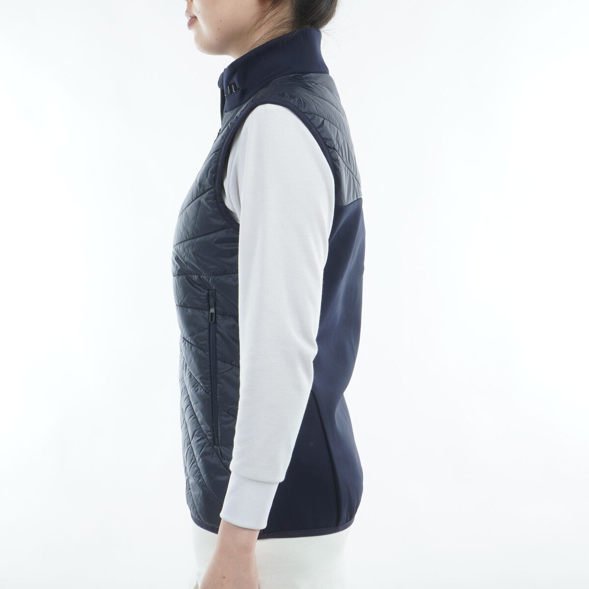 ストレッチ ハイブリッドパデットベスト レディス(ベスト)|J.LINDEBERG