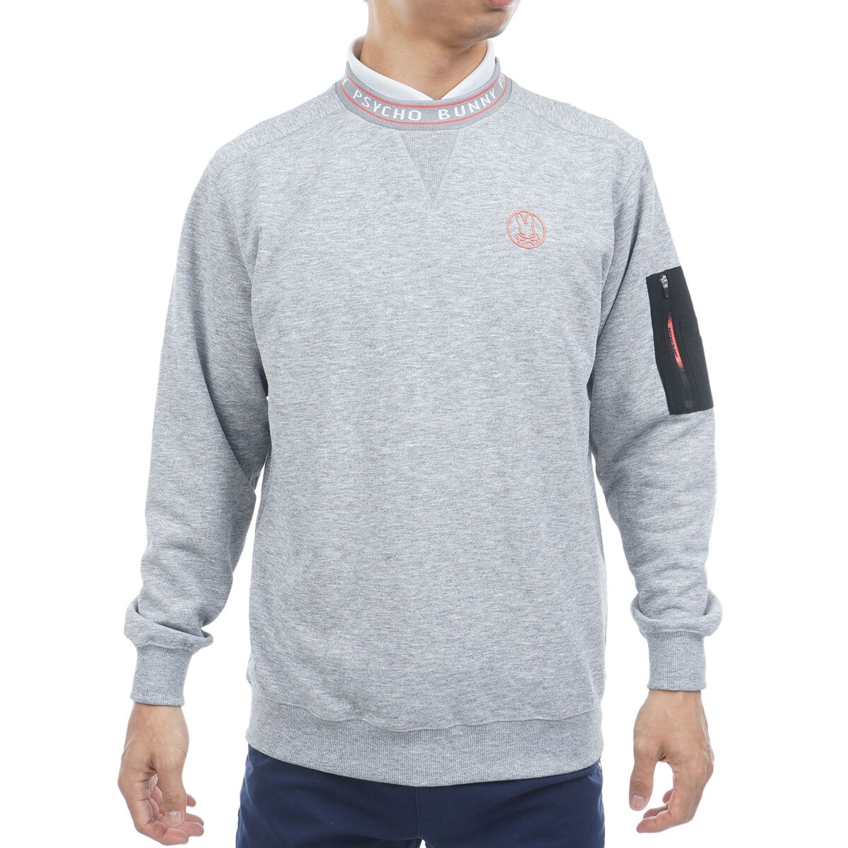 サイコバニーカモフラスウェット　サイズXL 新品 GOLF アウトラインバニー クルーネックスウェットプルオーバー(中間着