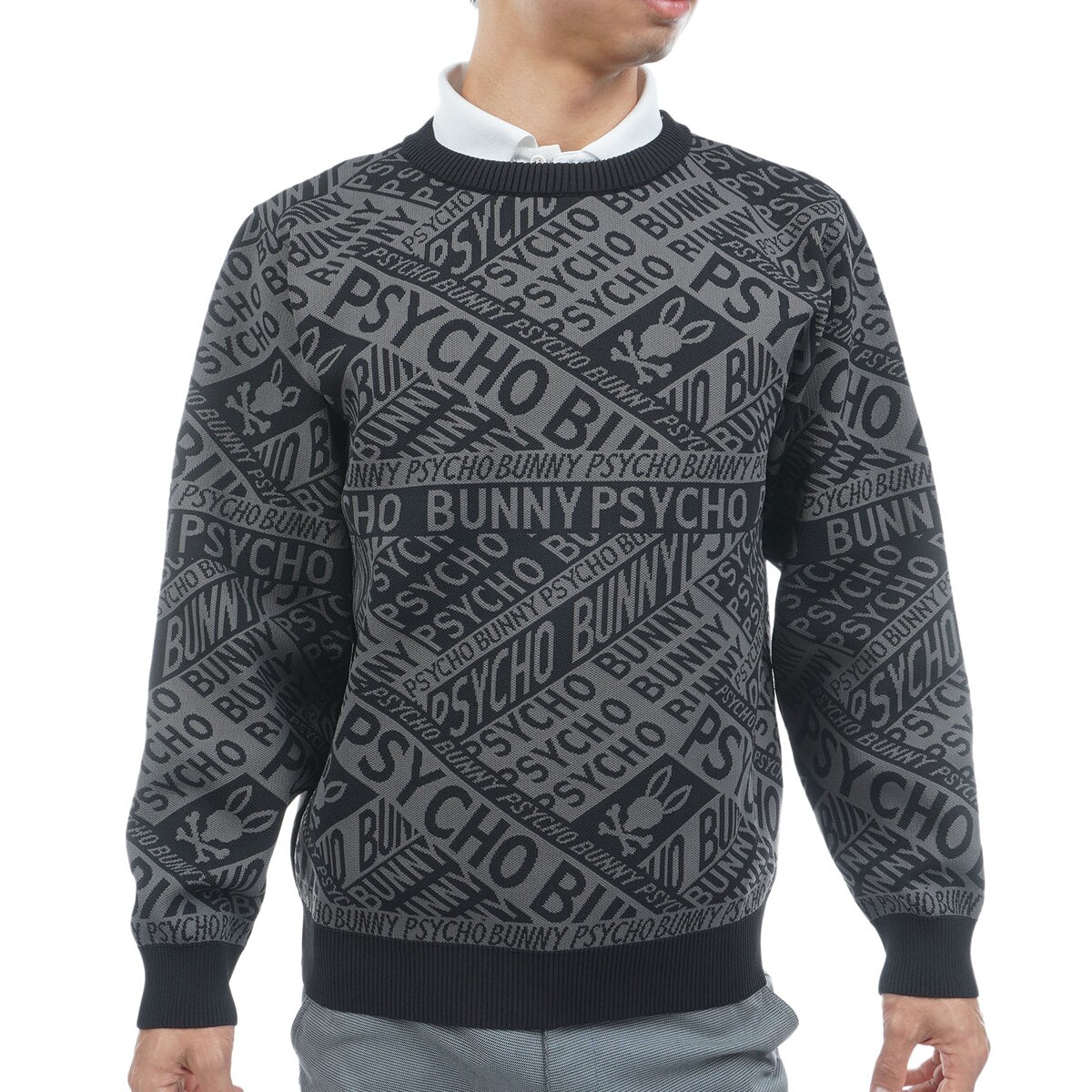 Psycho Bunny サイコ バニー 異素材 ニットブルゾン ゴルフ サイコバニー(PSYCHO BUNNY) 通販 | GDOゴルフショップ
