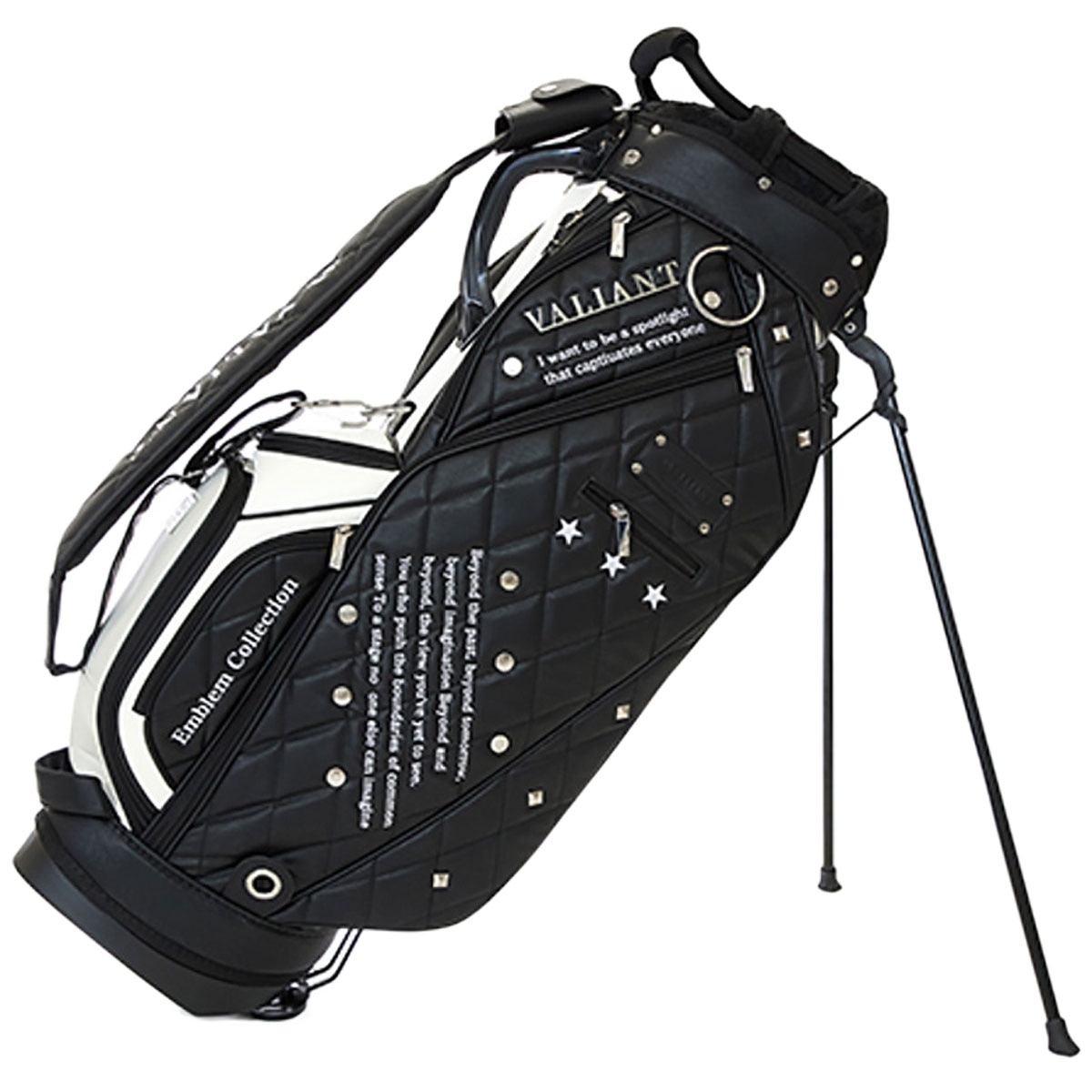 VALIANT Emblem Collection ゴルフバッグ エンブレムコレクション スタンドキャディバッグ(【男性】キャディ
