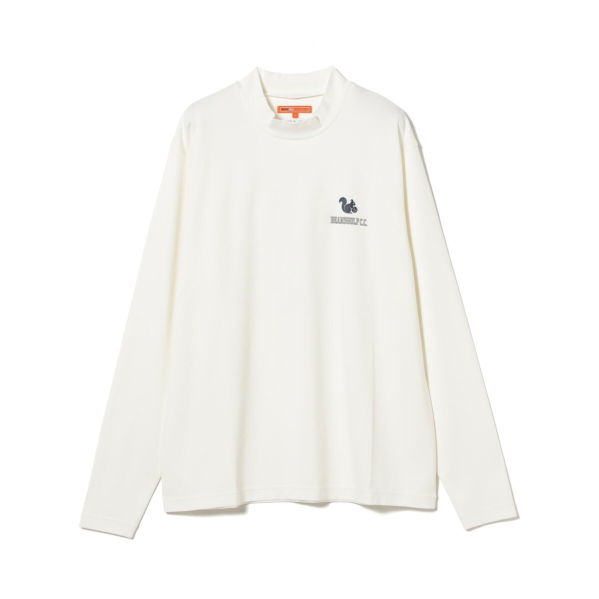 ORANGE LABEL リスロゴ ストレッチ モックネックシャツ(長袖シャツ