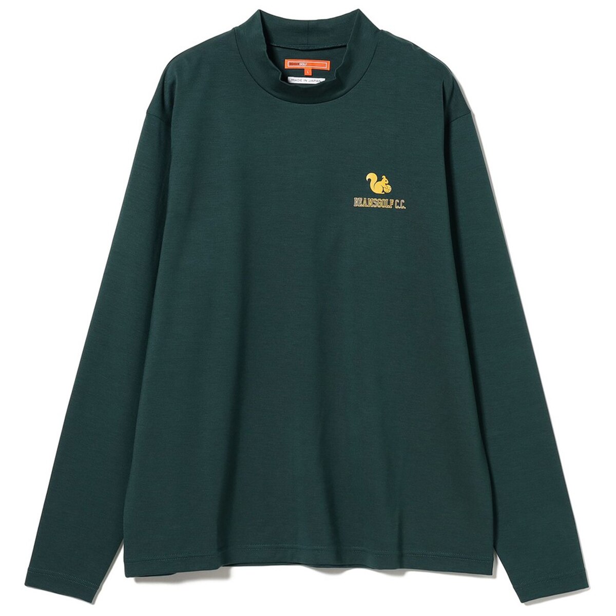 ORANGE LABEL リスロゴ ストレッチ モックネックシャツ(長袖