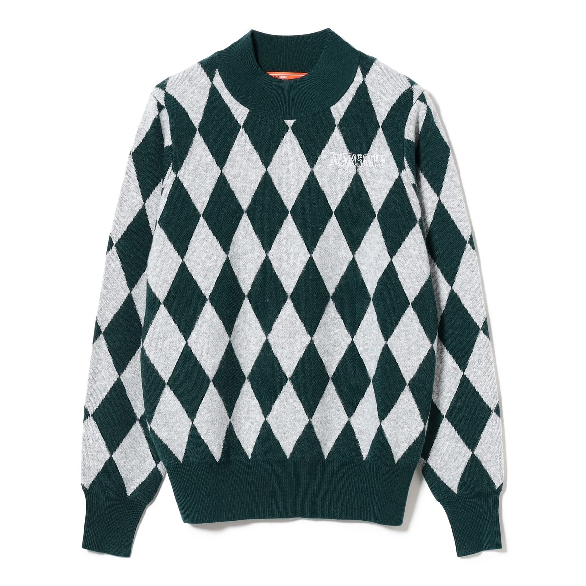 ORANGE LABEL アーガイル ニット プルオーバー レディス(中間着