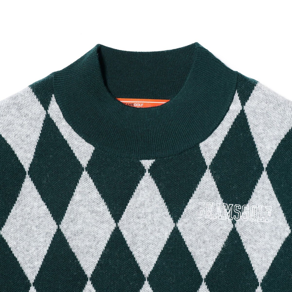 ORANGE LABEL アーガイル ニット プルオーバー レディス(中間着
