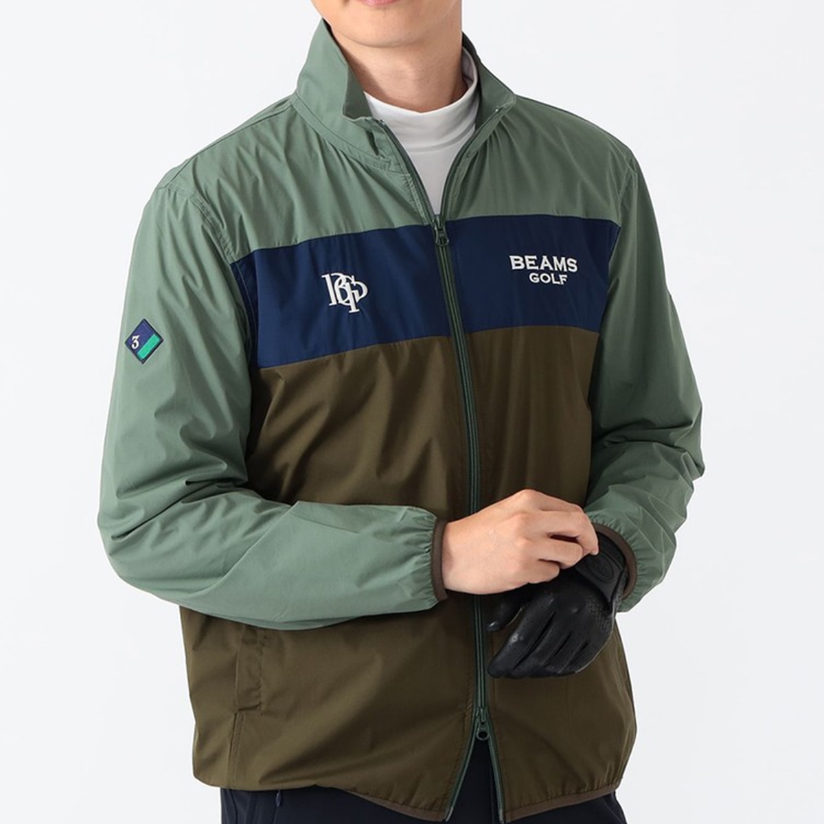 BEAMS GOLF 長袖ジャケット XL カーキ BEAMS GOLF 長袖ジャケット XL カーキ BEAMS GOLF（ビームス