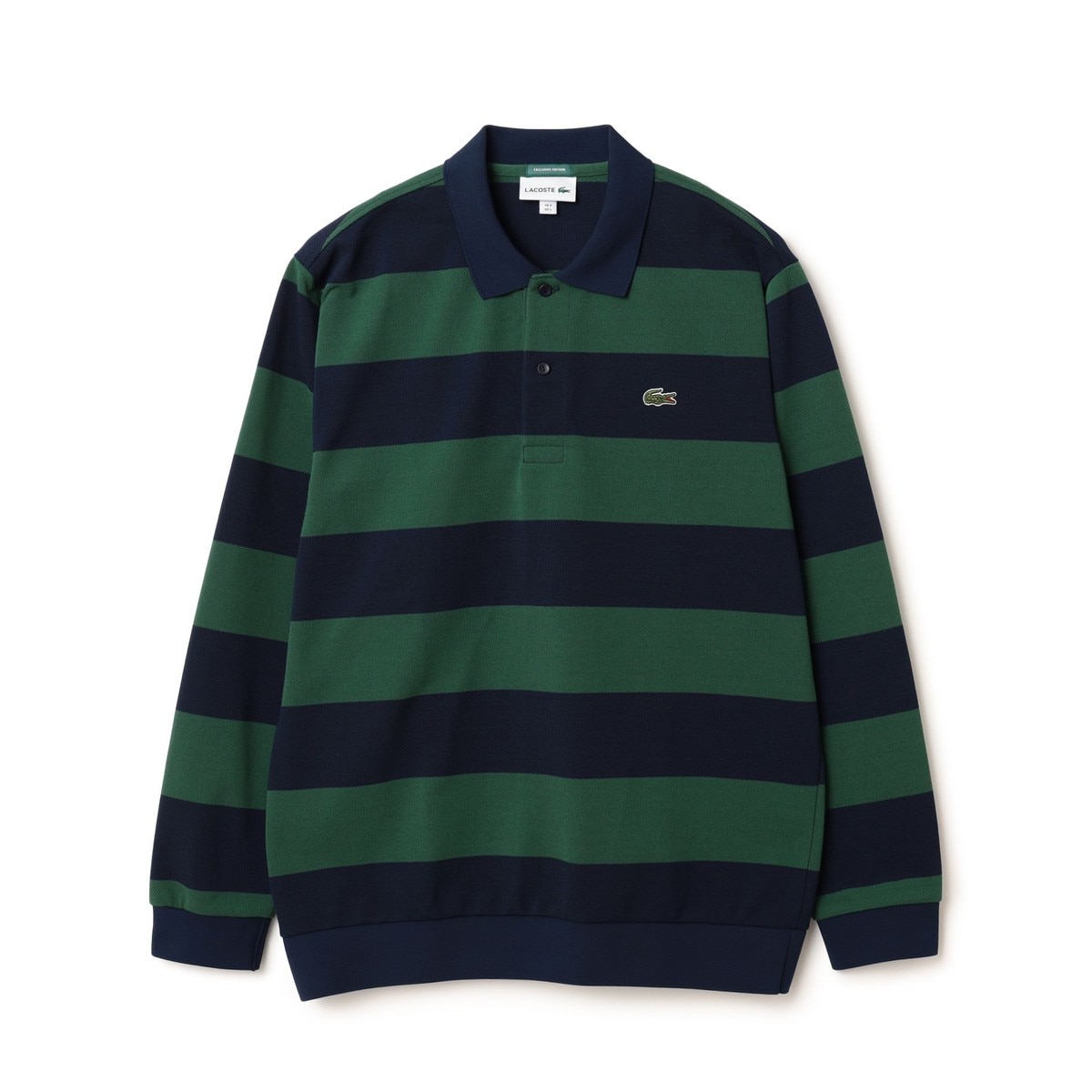 別注 LACOSTE ボーダー ロングスリーブ ポロシャツ(長袖シャツ