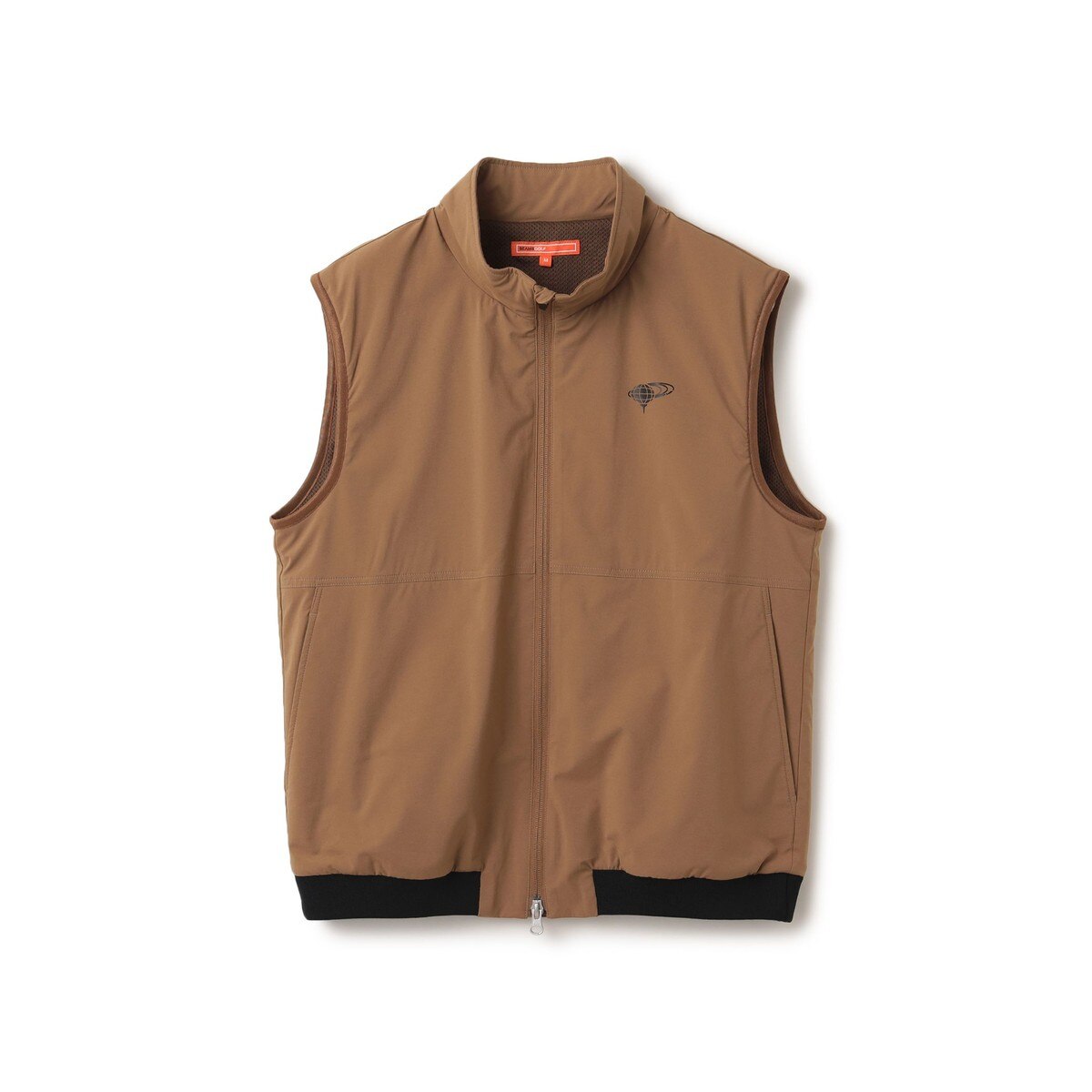 【新品】beams golf 撥水ストレッチオリーブベスト　Lサイズ 新品】beams golf 撥水ストレッチオリーブベスト Lサイズ 新品