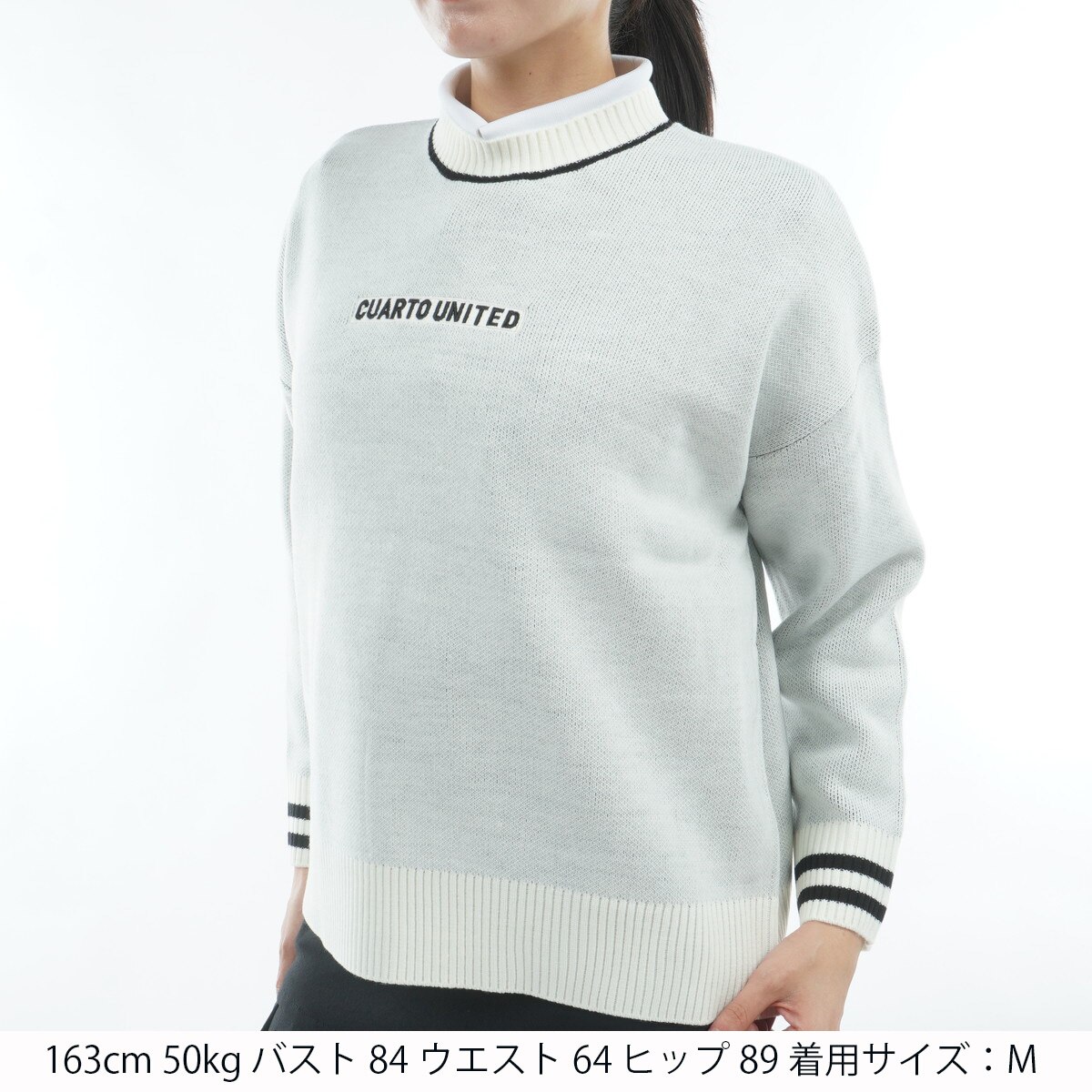 ビッグロゴセーター レディス(中間着(セーター、トレーナー))|CUARTO