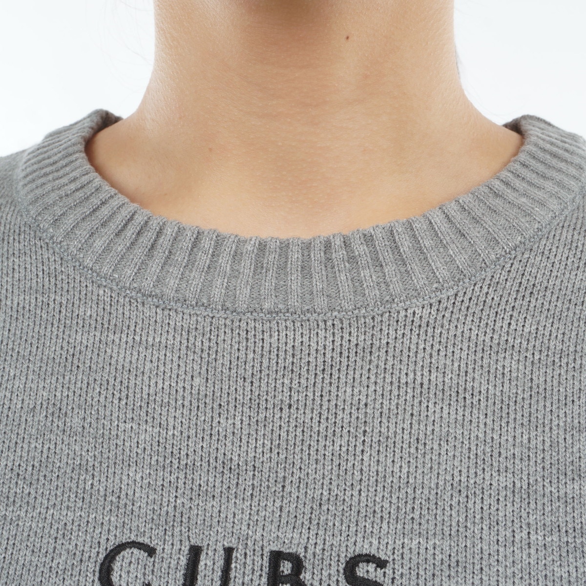 リボン柄ジャカードセーター レディス(中間着(セーター、トレーナー