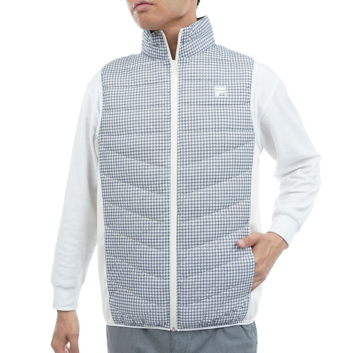 ストレッチ ハイブリッドダウンベスト(ベスト)|FILA(フィラ) 785209の