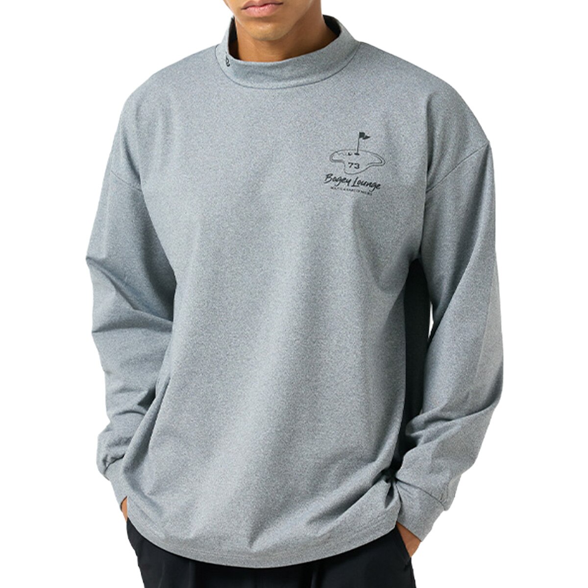 Lee PGG 長袖モックシャツ ブルーグレー　新品 Lee PGG 長袖モックシャツ ブルーグレー 新品 Lee PGG 長袖モック