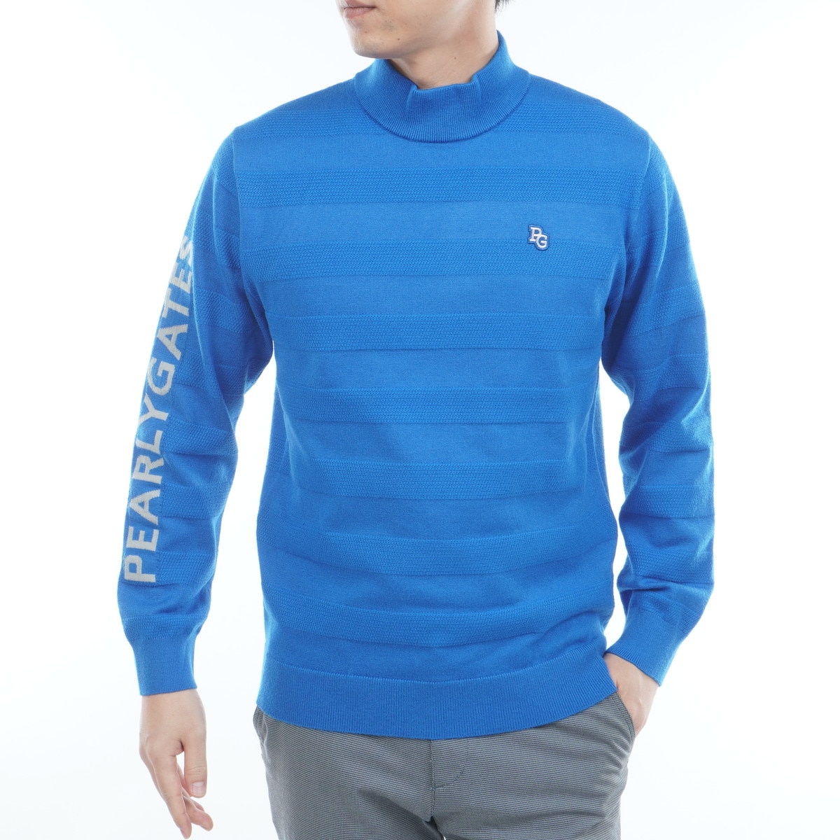 天竺×ストレッチ裏地＆地柄 ツインセーター(中間着(セーター