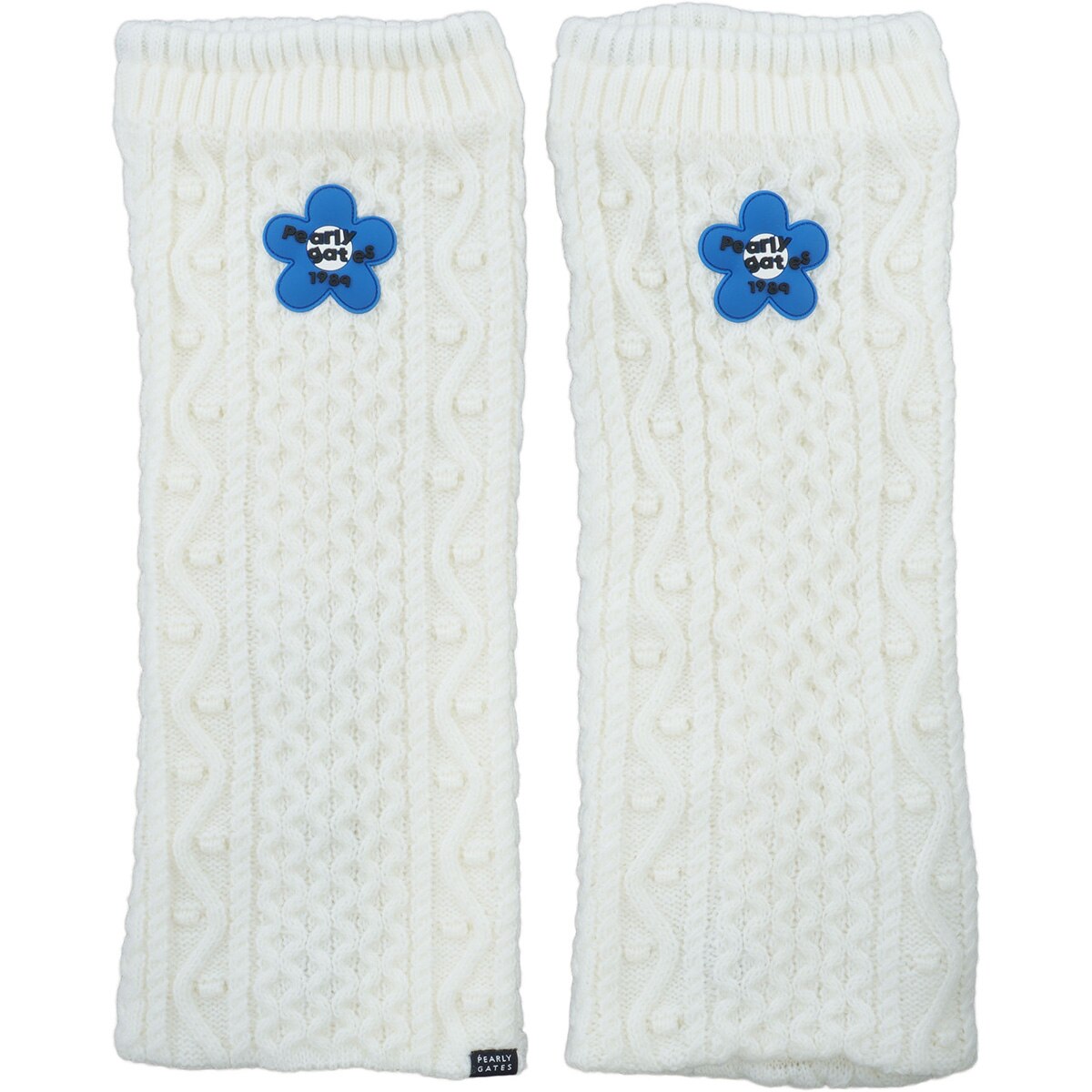 フラワーワッペンアラン編みセーターレッグウォーマー レディス(その他