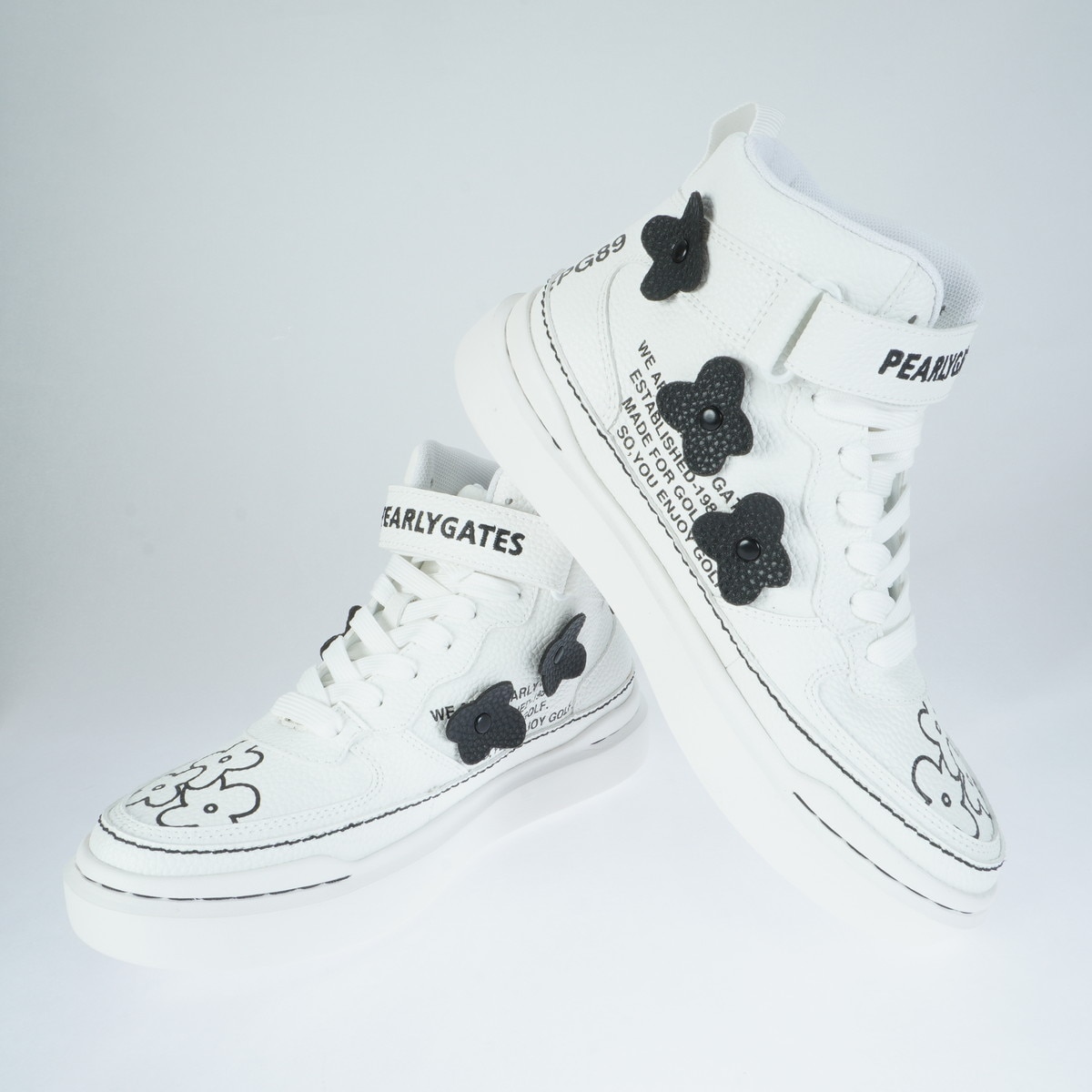 ロゴ×花柄ハイカットシューズ レディス(【女性】シューズ)|PEARLY