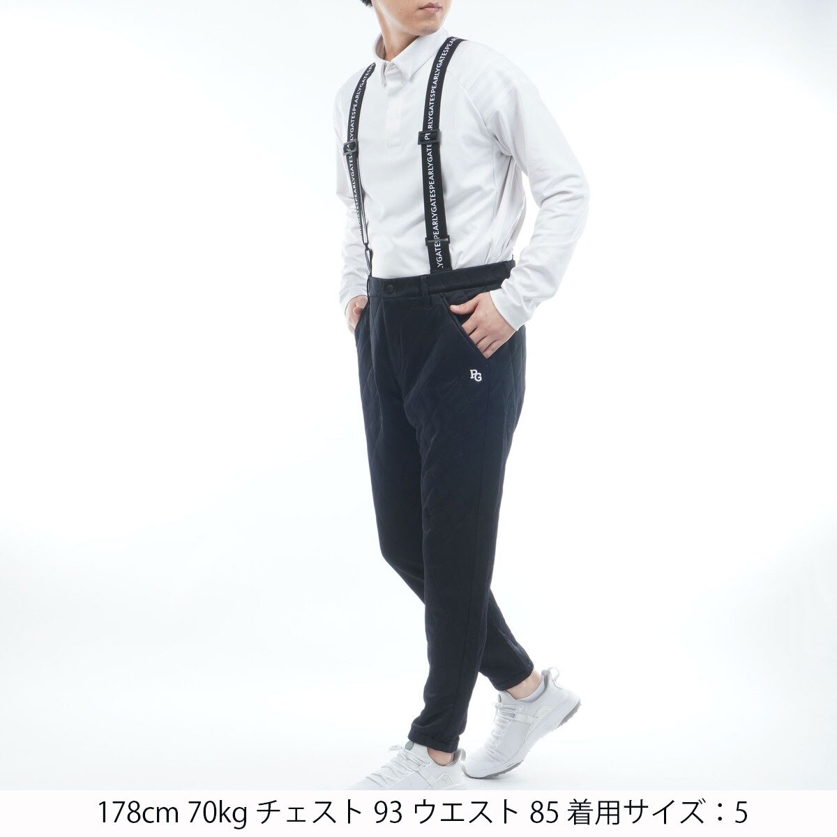 キルトジャカード ノータックパンツ(ロングパンツ)|PEARLY GATES