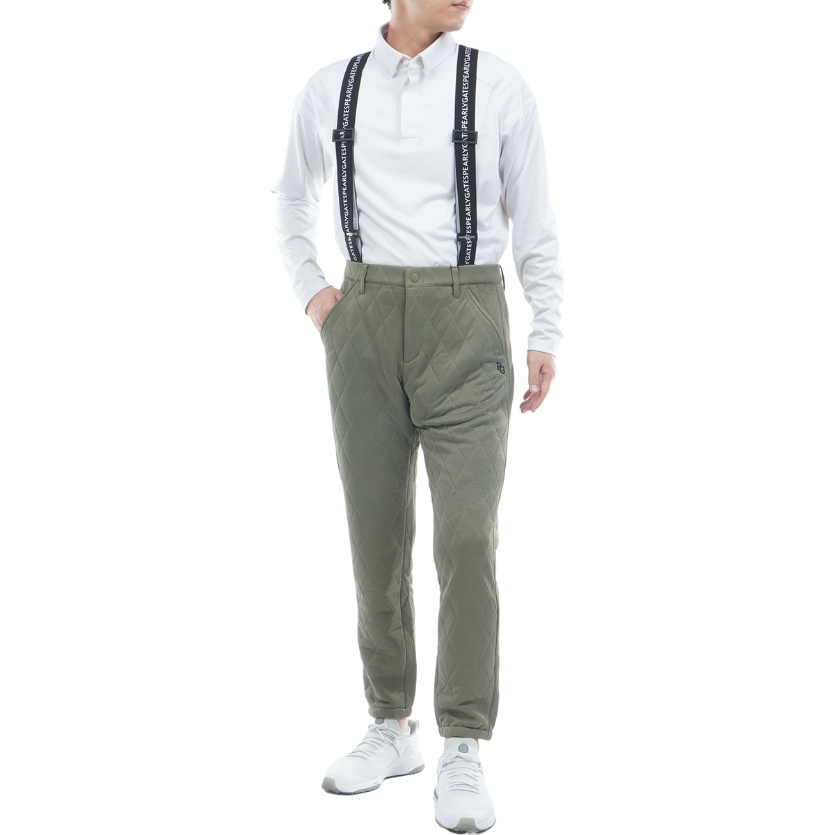 キルトジャカード ノータックパンツ(ロングパンツ)|PEARLY GATES