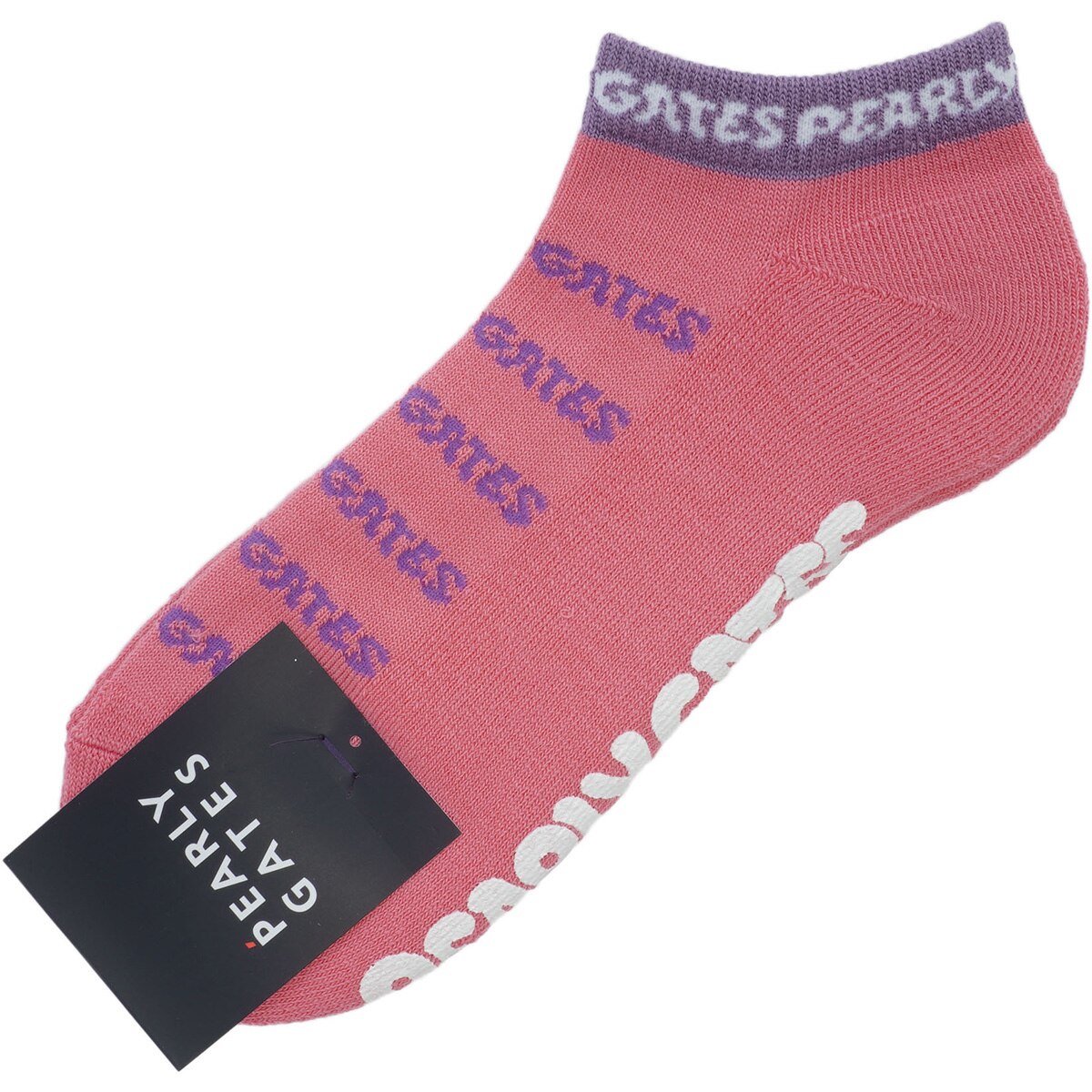 ロゴボーダーアンクルソックス(靴下)|PEARLY GATES(パーリーゲイツ