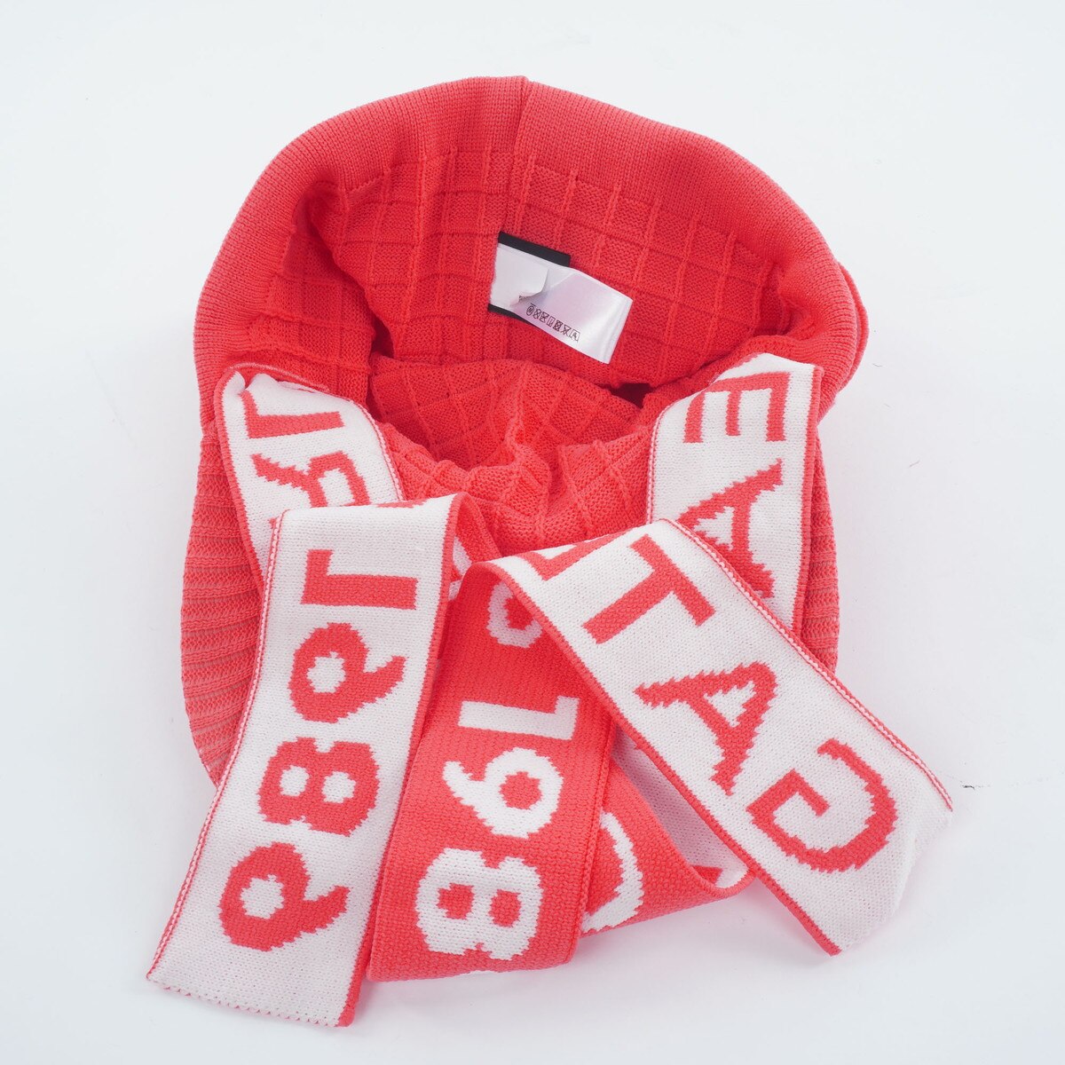 ロゴマフラーつきつば付きニットワッチ(【男性】その他帽子)|PEARLY