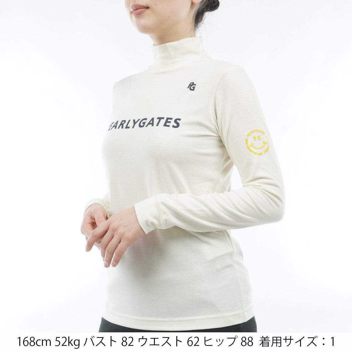 新品PEARLY GATES フード付き長袖プレミアムウォームシャツ サイズ5 PEARLY GATES｜PGisPGラグウォームプレミア長袖ハイネックカットソー