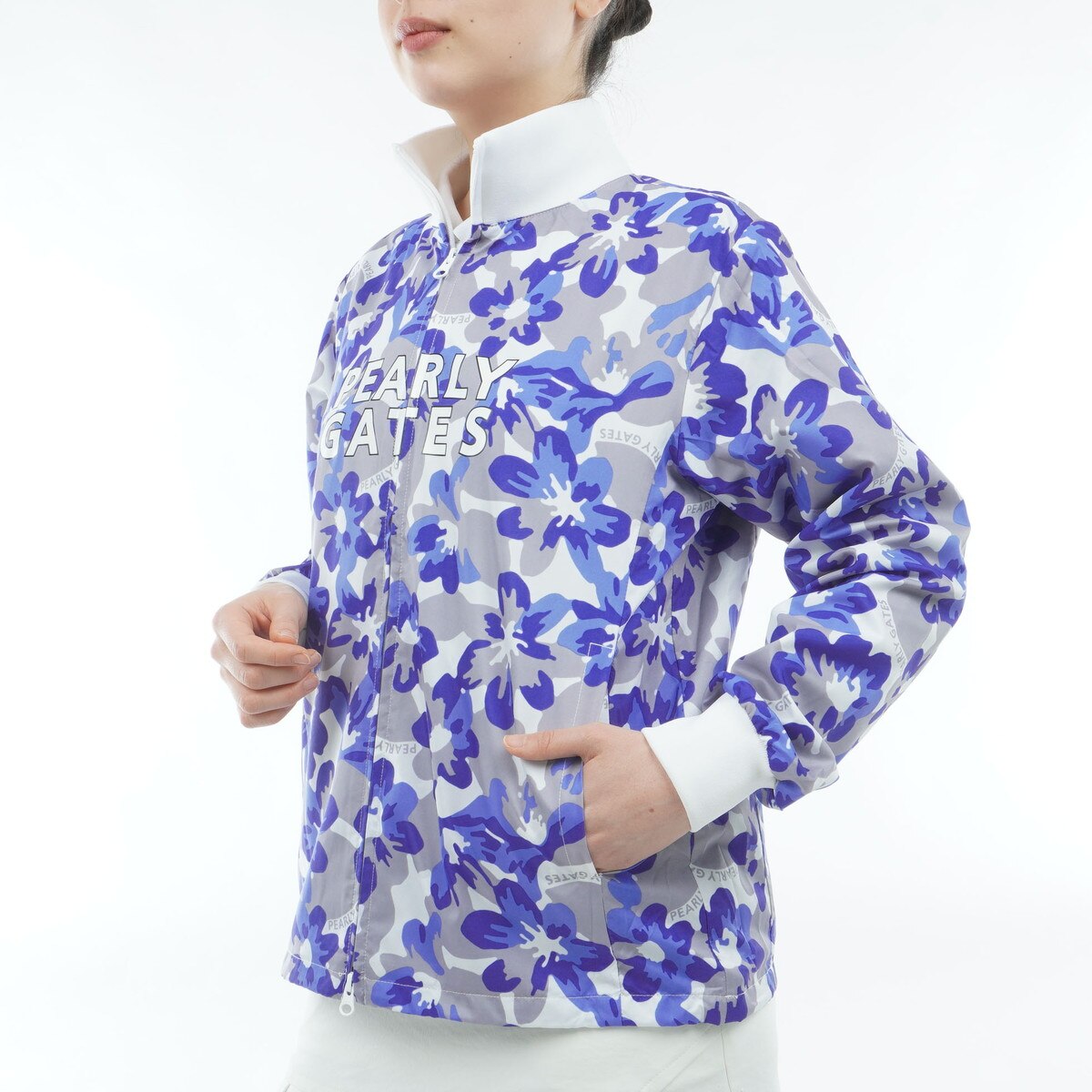 PGisPG 3WAY リップ タフレックス×サーモ ラフ花ロゴ小 フルジップ