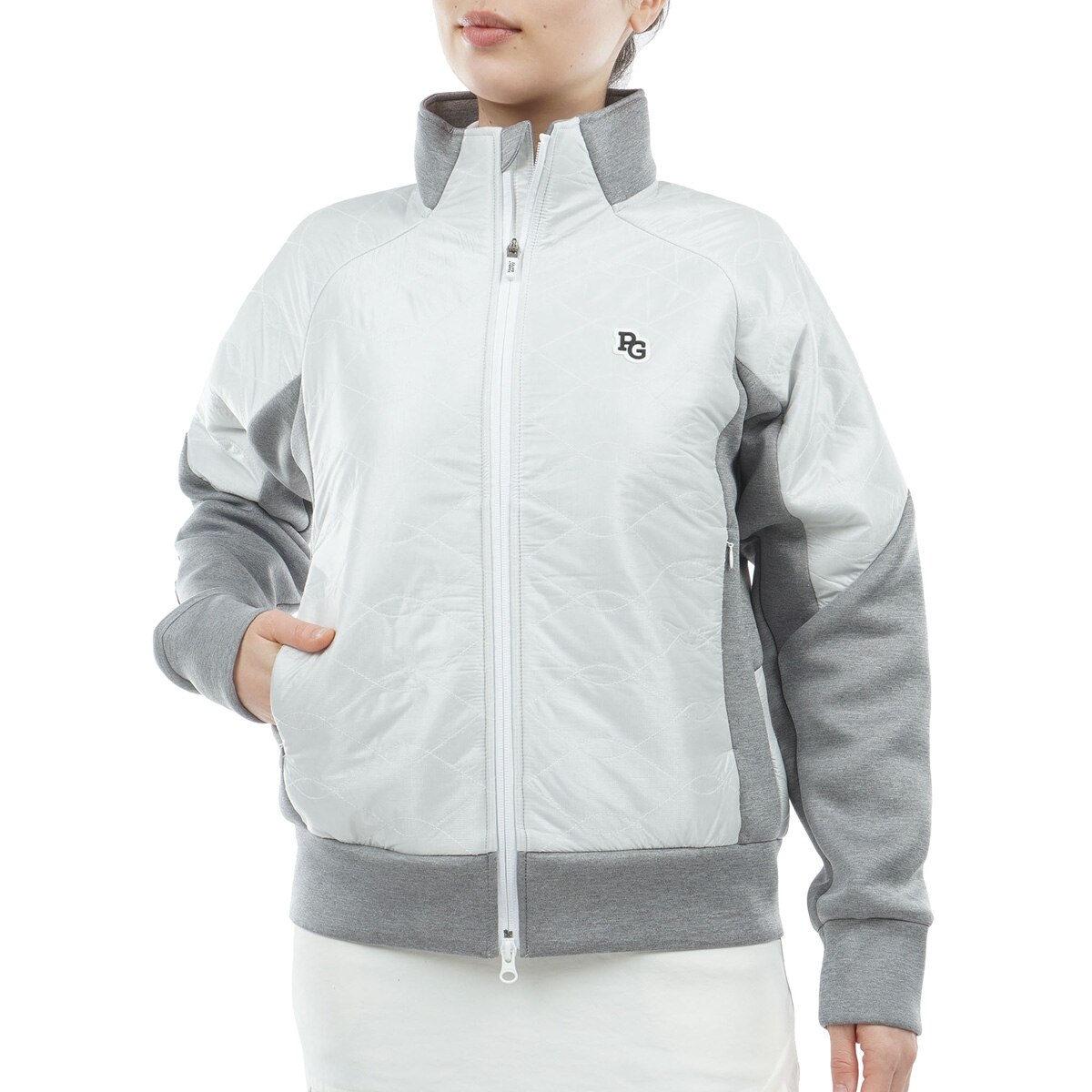 PGG ダブルジップナイロンジャケット LパーリーゲイツPERTEX PGG ダブルジップナイロンジャケット LパーリーゲイツPERTEX 楽天市場