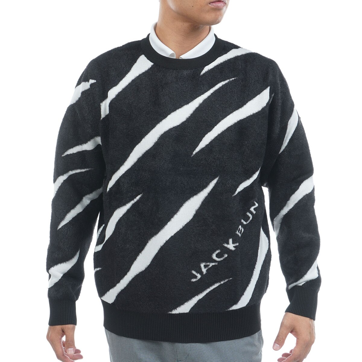 新品　PXG　ゴルフ　セーター　ブラック　XL　メンズ PXG Golf ニット M ブラック/白