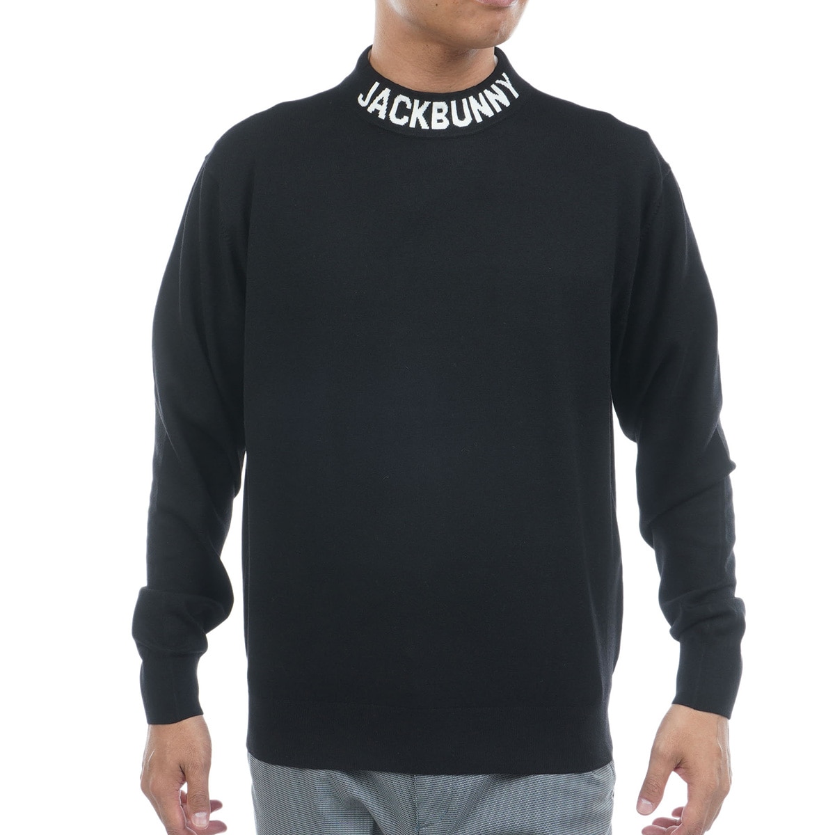 カシミヤタッチ モックネックセーター(中間着(セーター、トレーナー