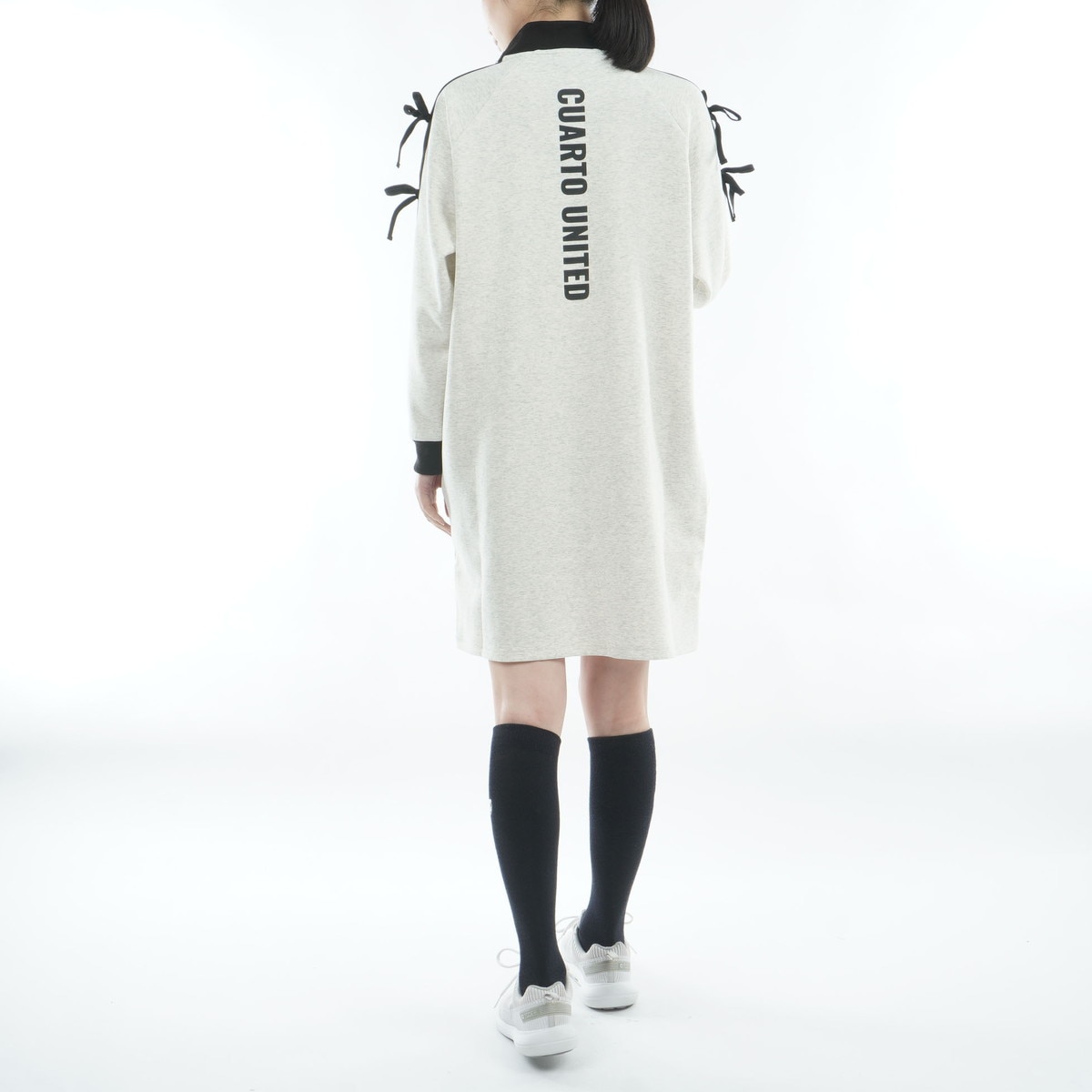 バイカラーリボンワンピース レディス(ワンピース)|CUARTO UNITED