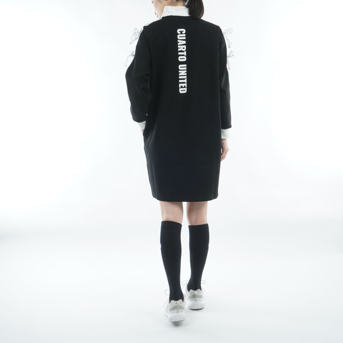 バイカラーリボンワンピース レディス(ワンピース)|CUARTO UNITED