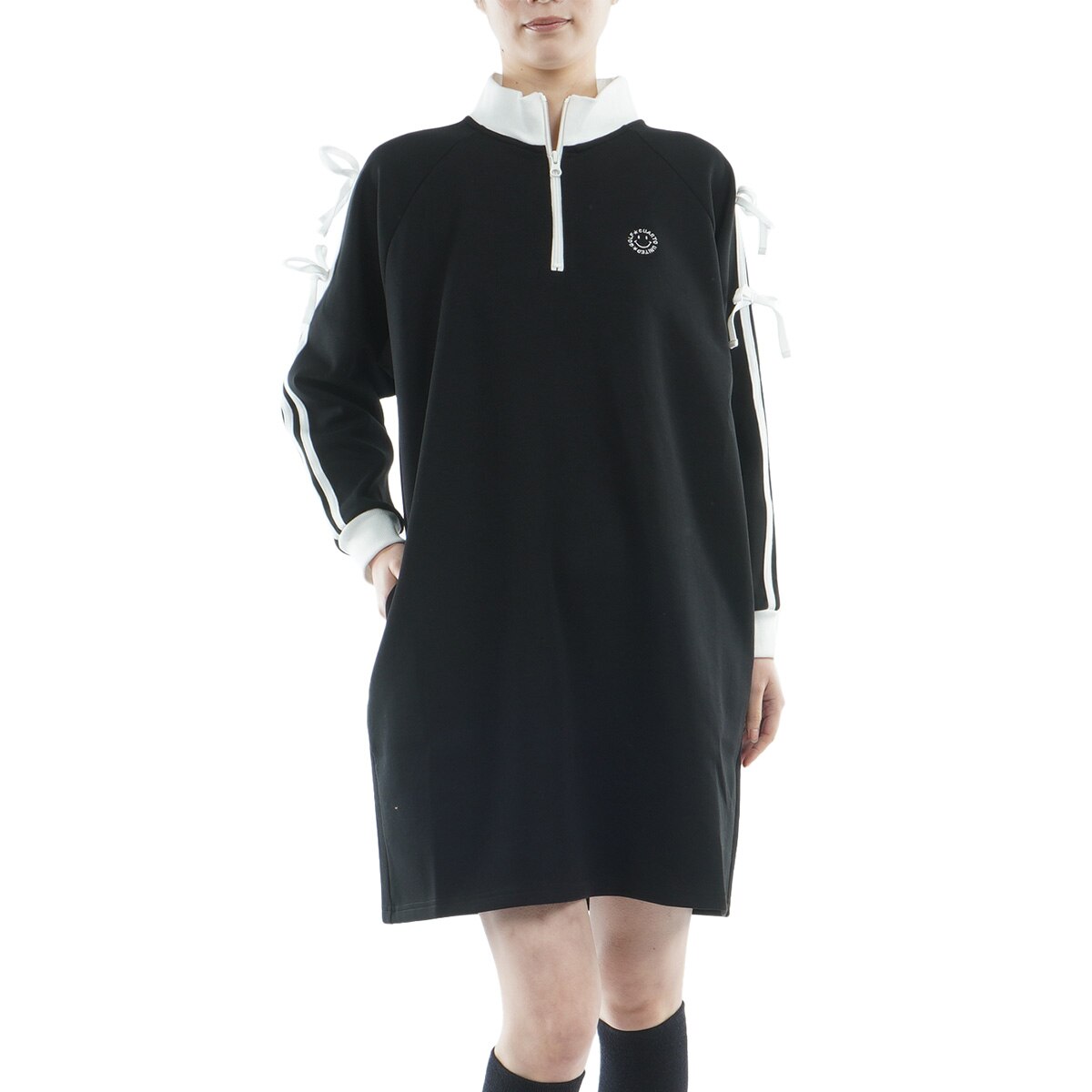 クアルトユナイテッド　CUARTO UNITED　バイカラーリボンワンピース　レディス バイカラーリボンワンピース レディス(ワンピース)|CUARTO UNITED