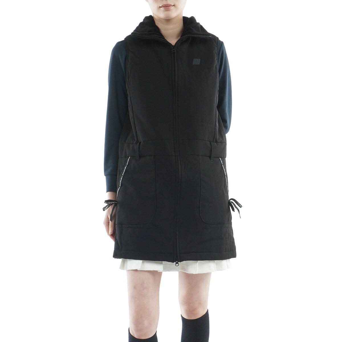 ポケットリボン中綿ワンピース レディス(ワンピース)|CUARTO UNITED