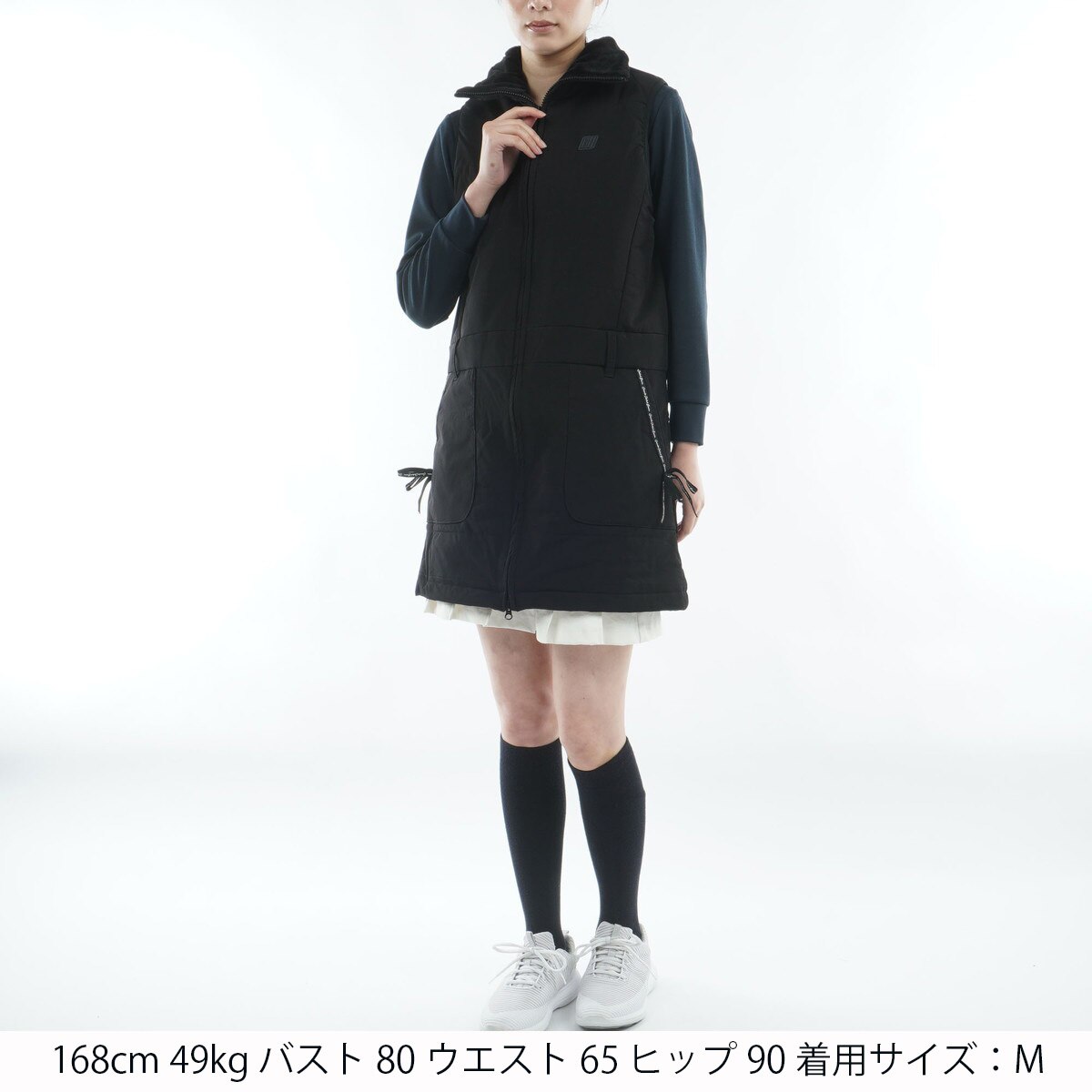 ポケットリボン中綿ワンピース レディス(ワンピース)|CUARTO UNITED