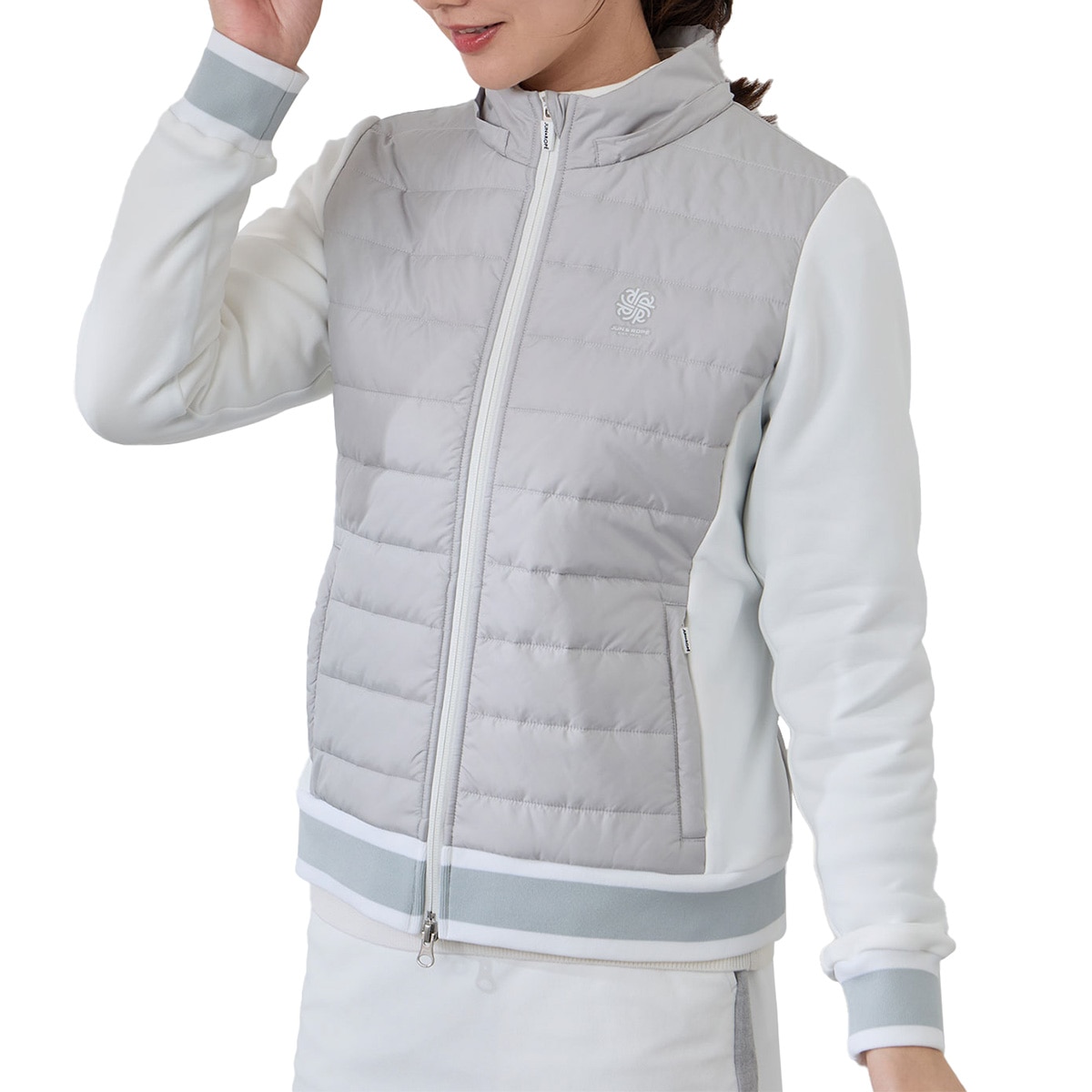 ジュン アンド ロペ　JUN & ROPE　ストレッチ 2WAY中綿タフタブルゾン　レディス ストレッチ 2WAY中綿タフタブルゾン レディス(アウター(ブルゾン