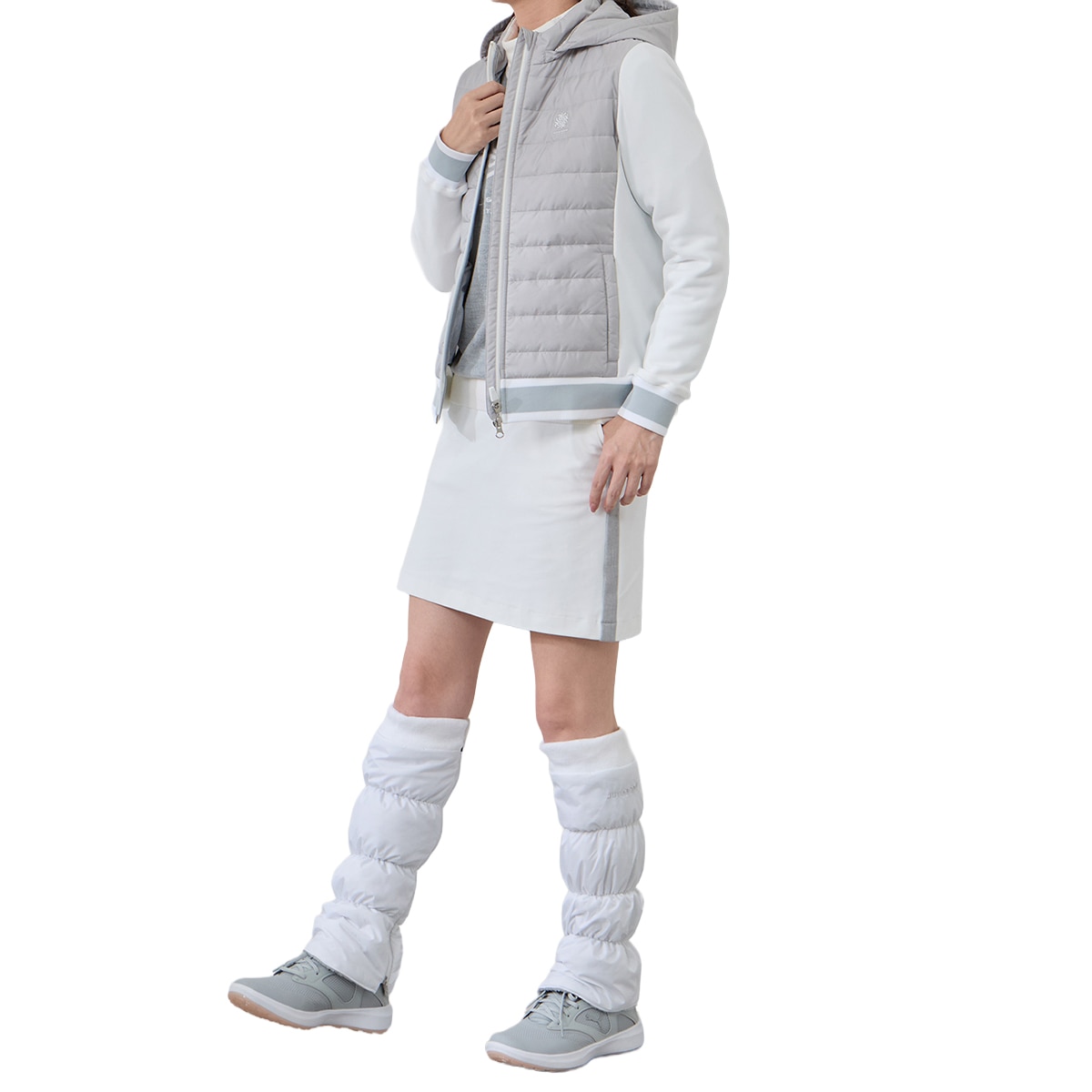 撥水 防風 中綿レッグウォーマー レディス(その他ラウンド小物)|JUN