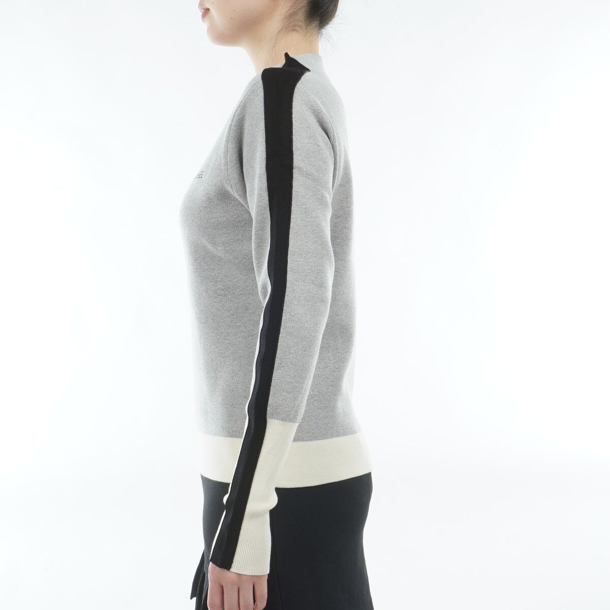 ストレッチ ボトルネックセーター レディス(中間着(セーター